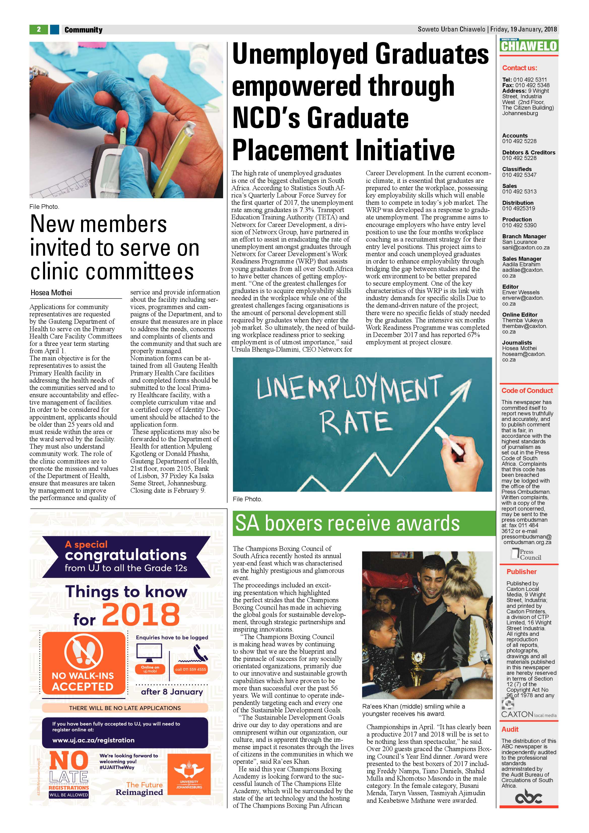 Chiawelo – Jan 19, 2018 issue page 2
