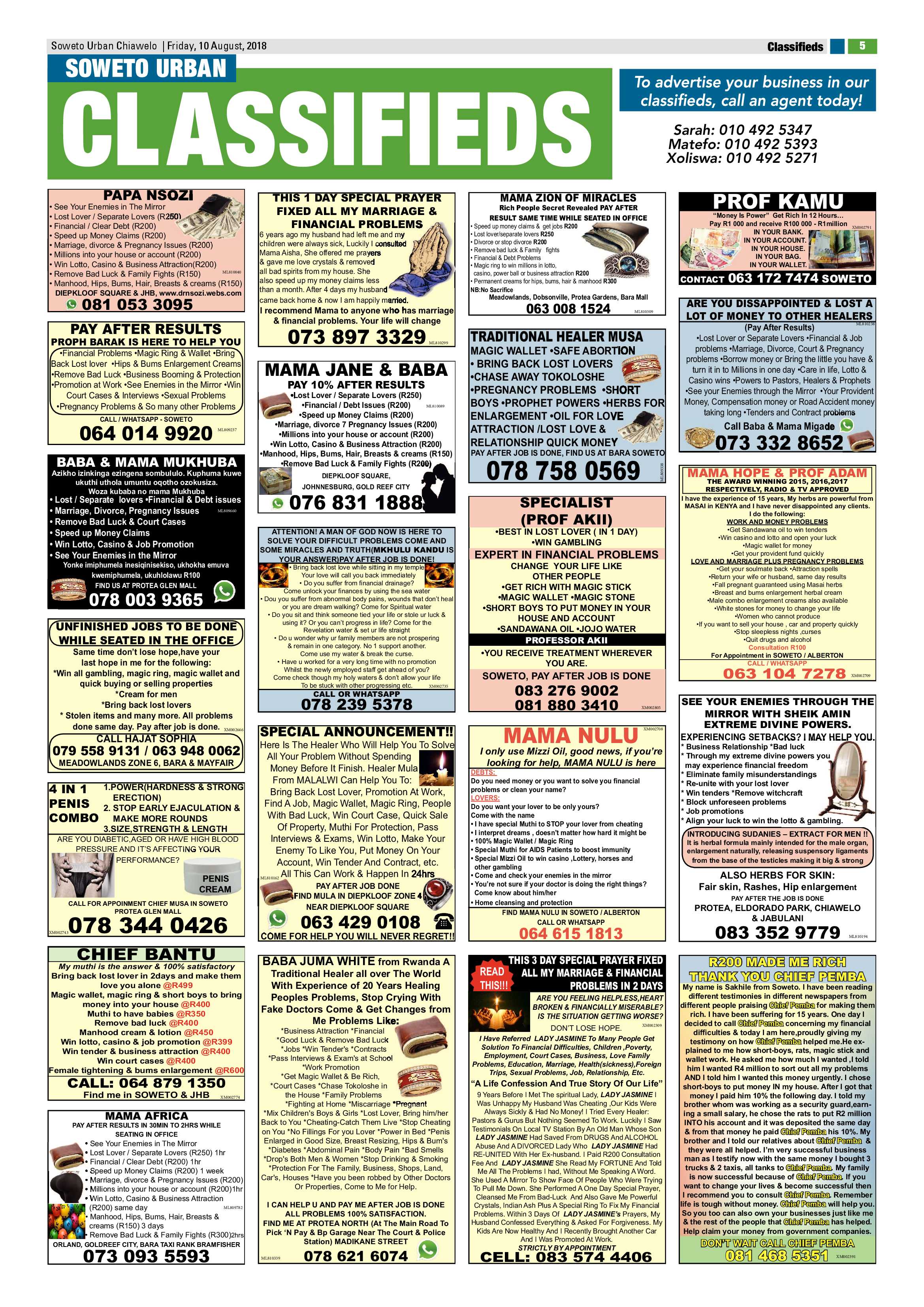 Chiawelo – August 10, 2018 issue page 5