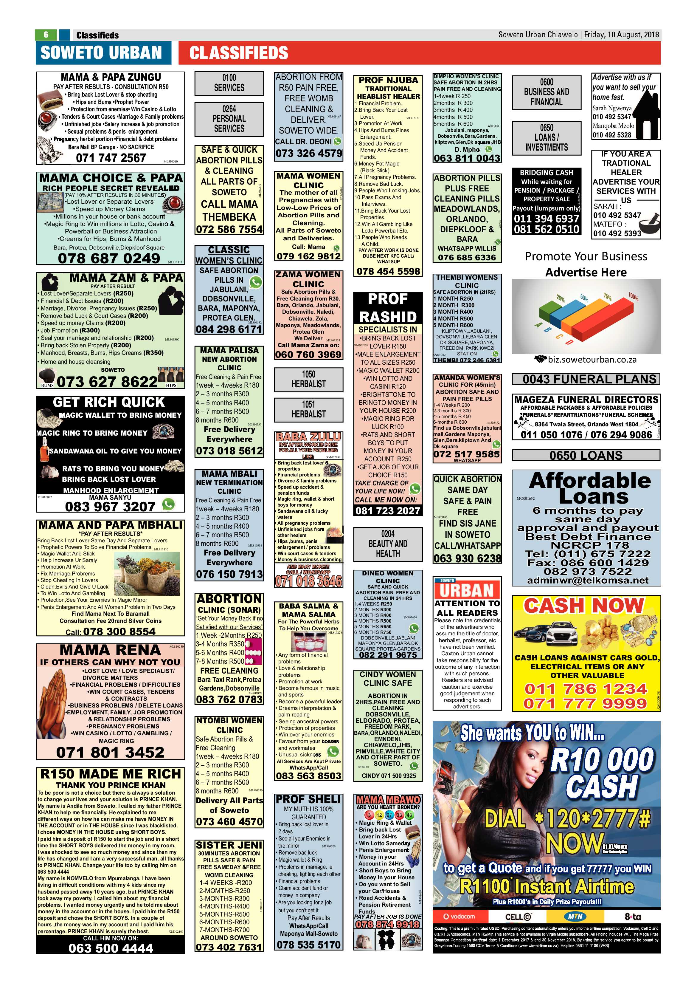 Chiawelo – August 10, 2018 issue page 6