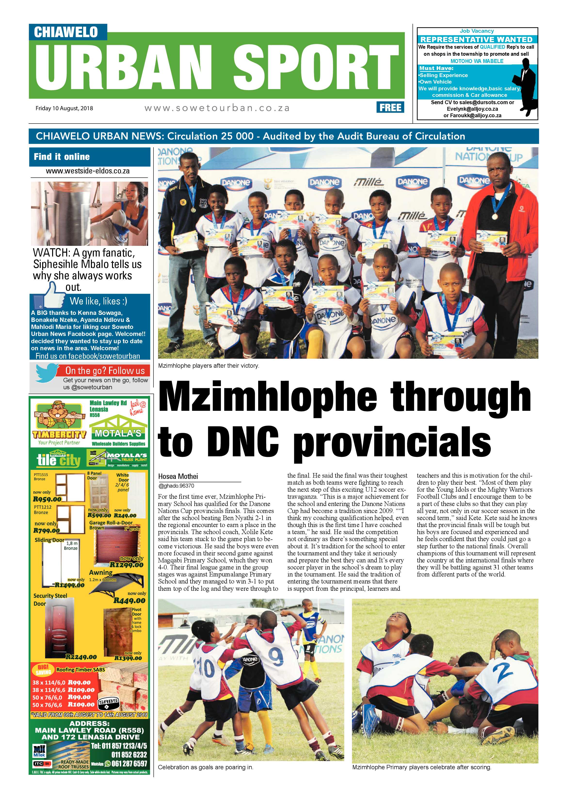 Chiawelo – August 10, 2018 issue page 8