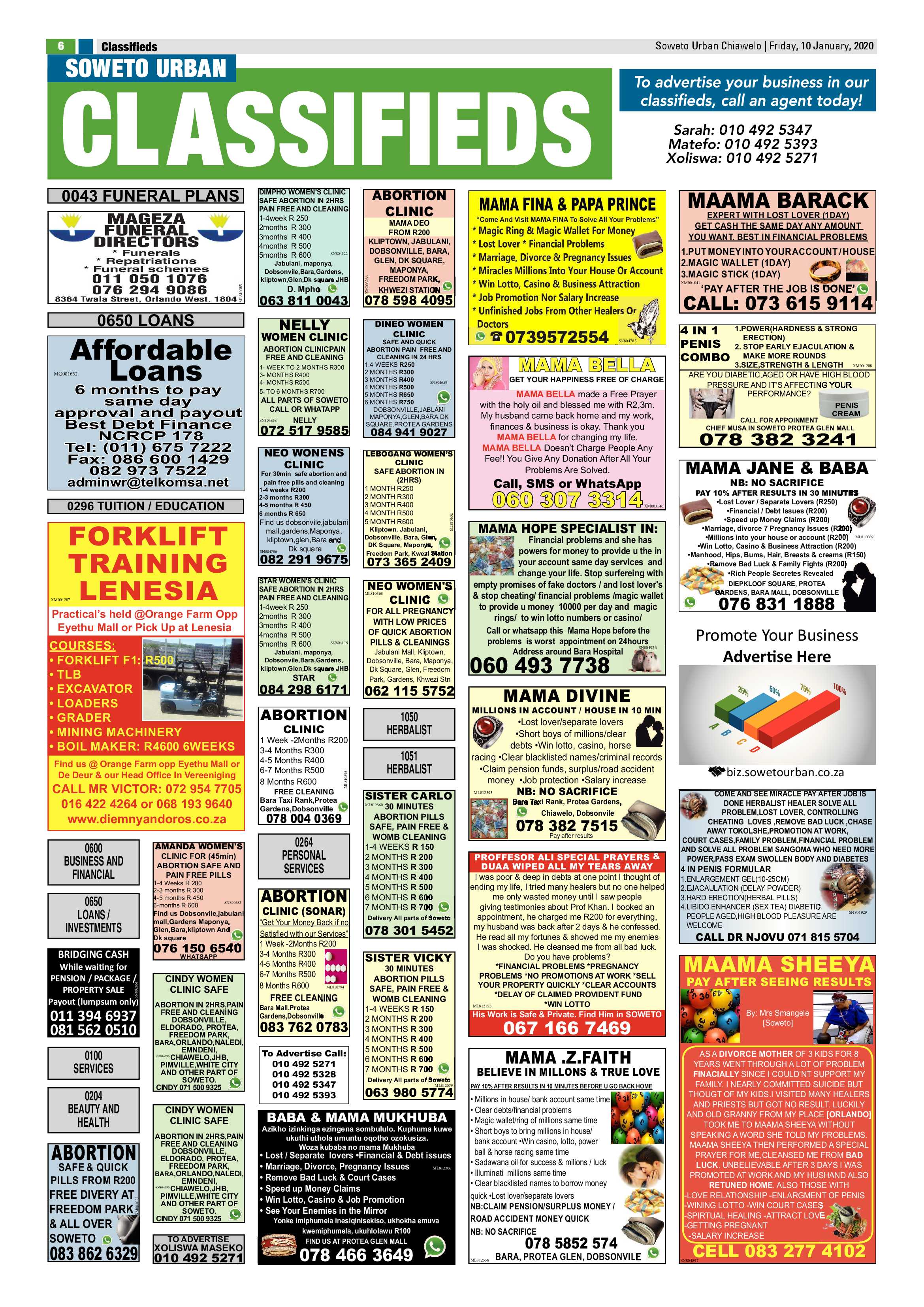 Chiawelo News – January 10, 2020 page 6