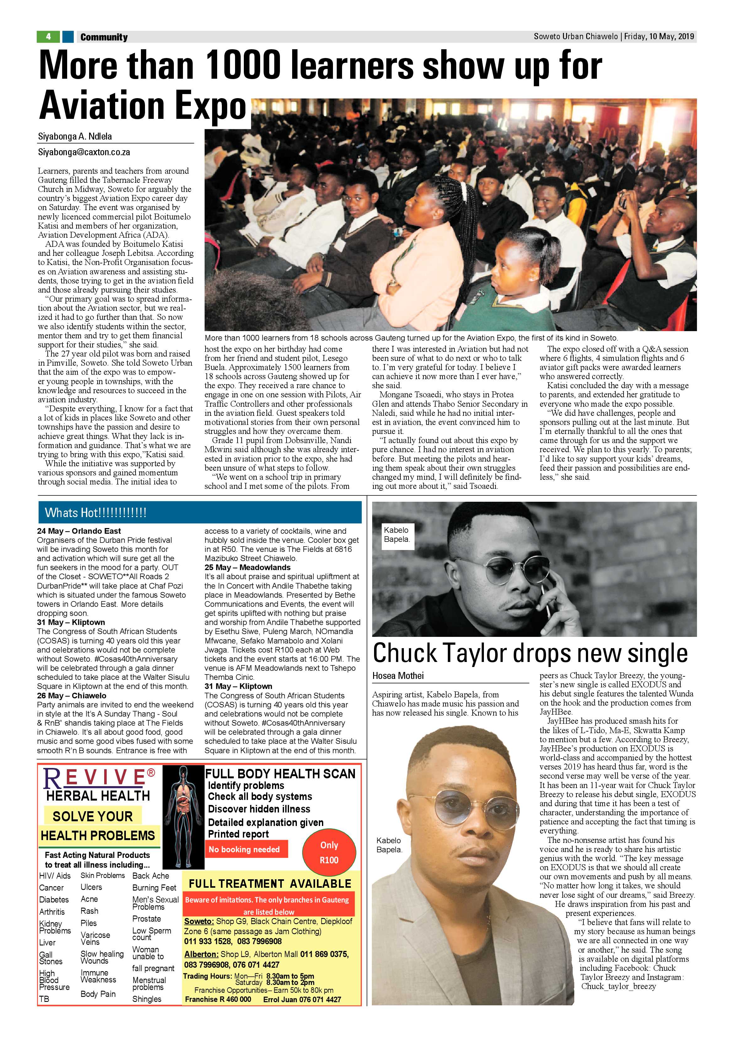 Chiawelo News – May 10, 2019 page 4