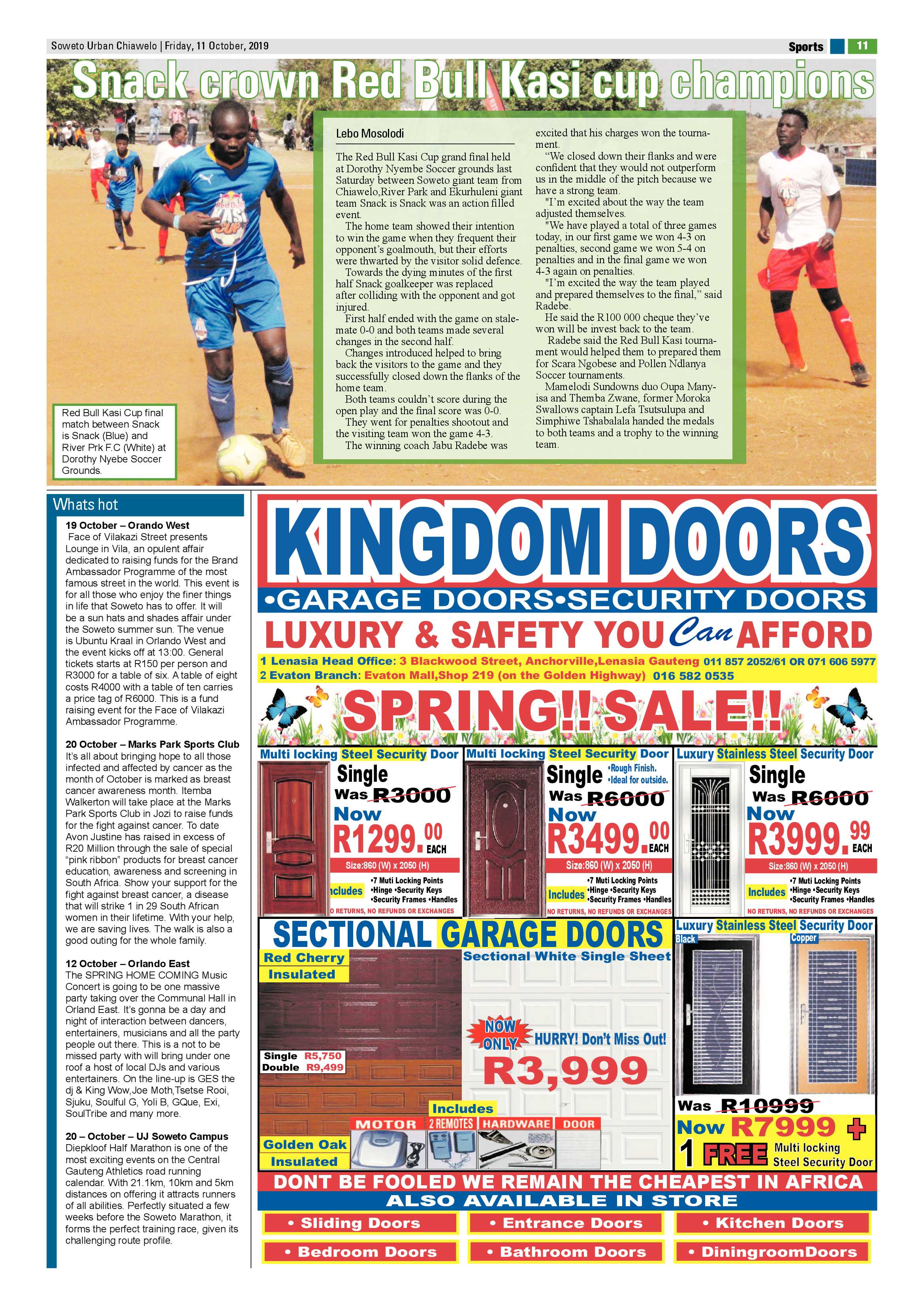 Chiawelo News – October 11, 2019 page 11