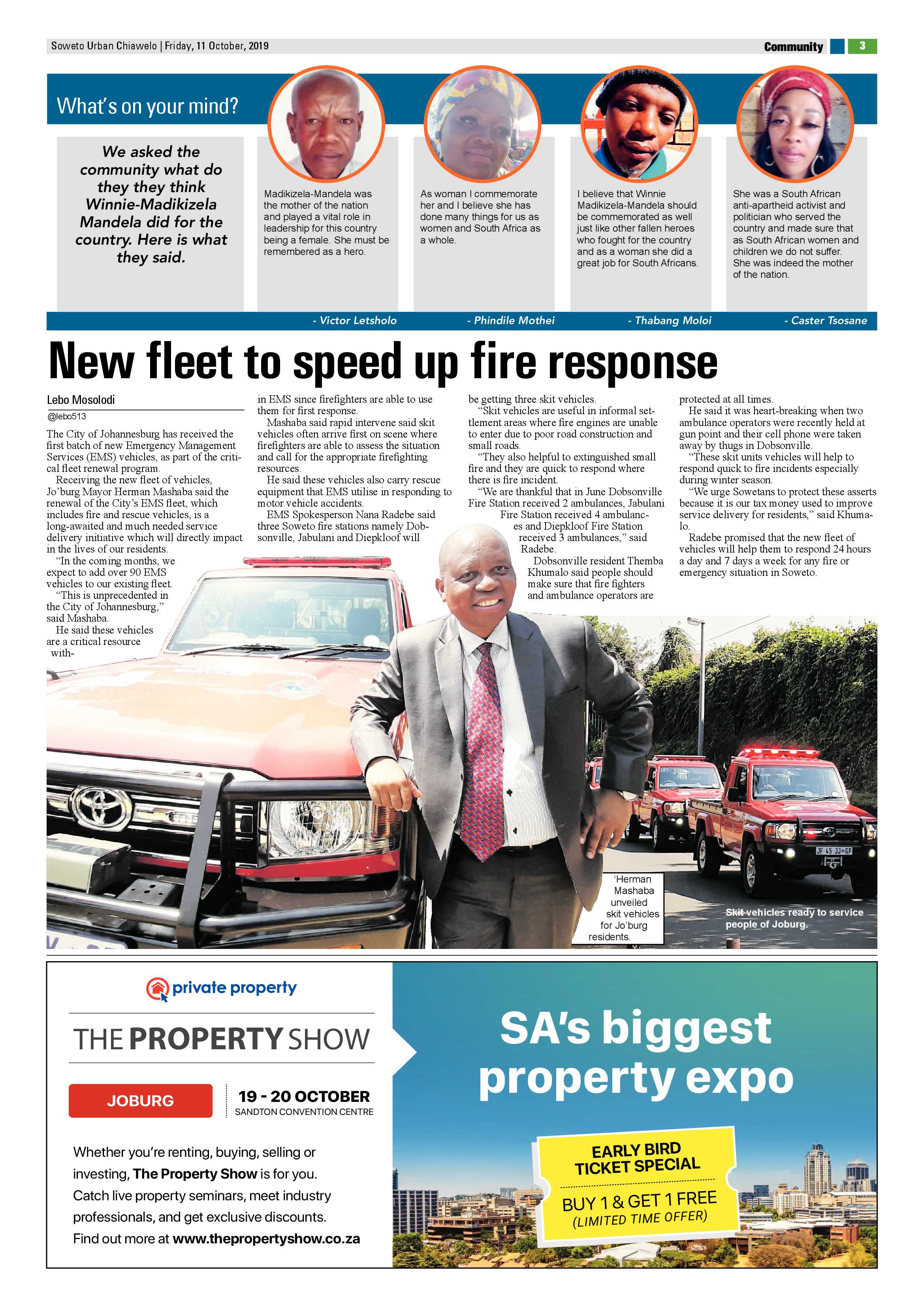 Chiawelo News – October 11, 2019 page 3