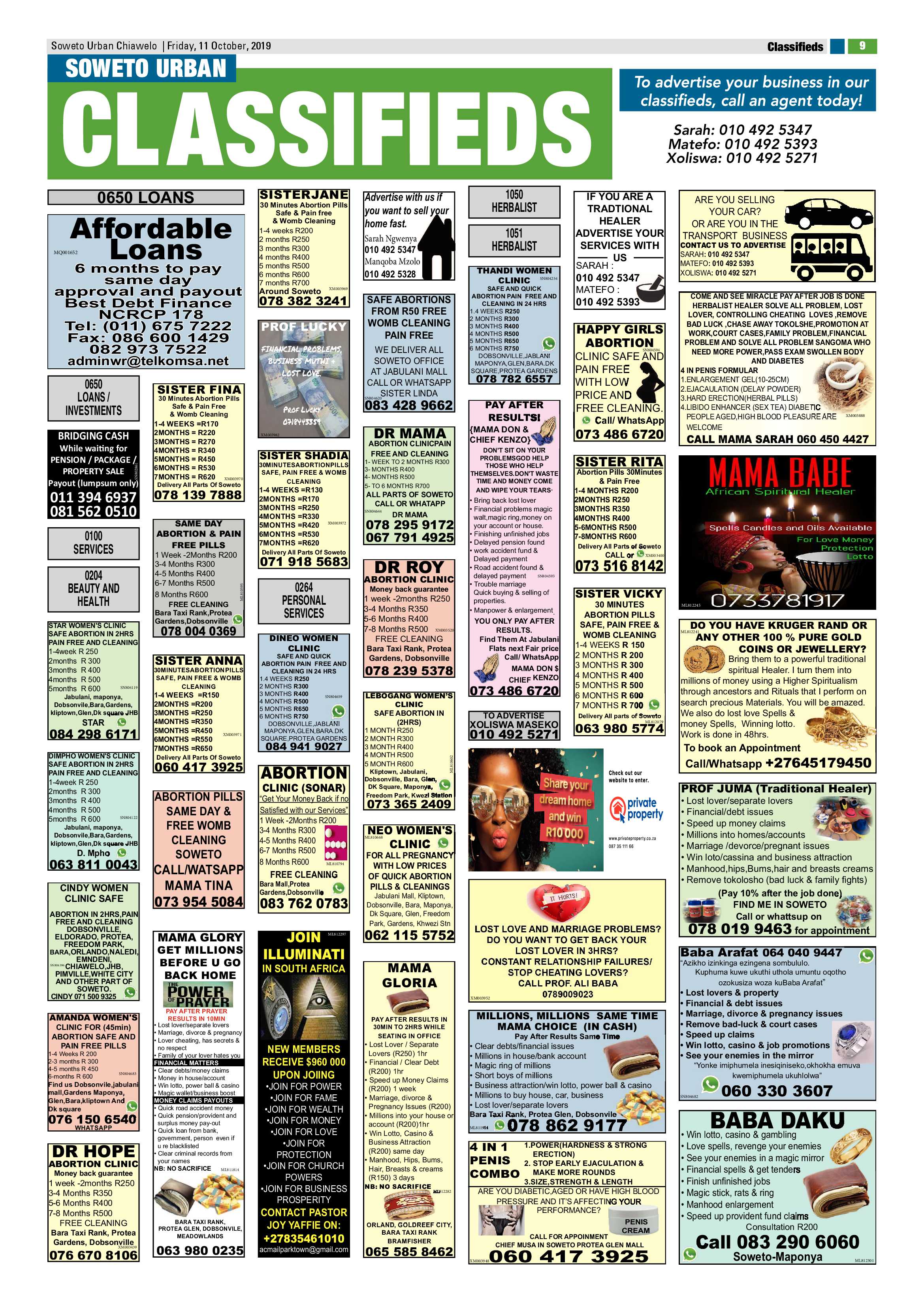 Chiawelo News – October 11, 2019 page 9