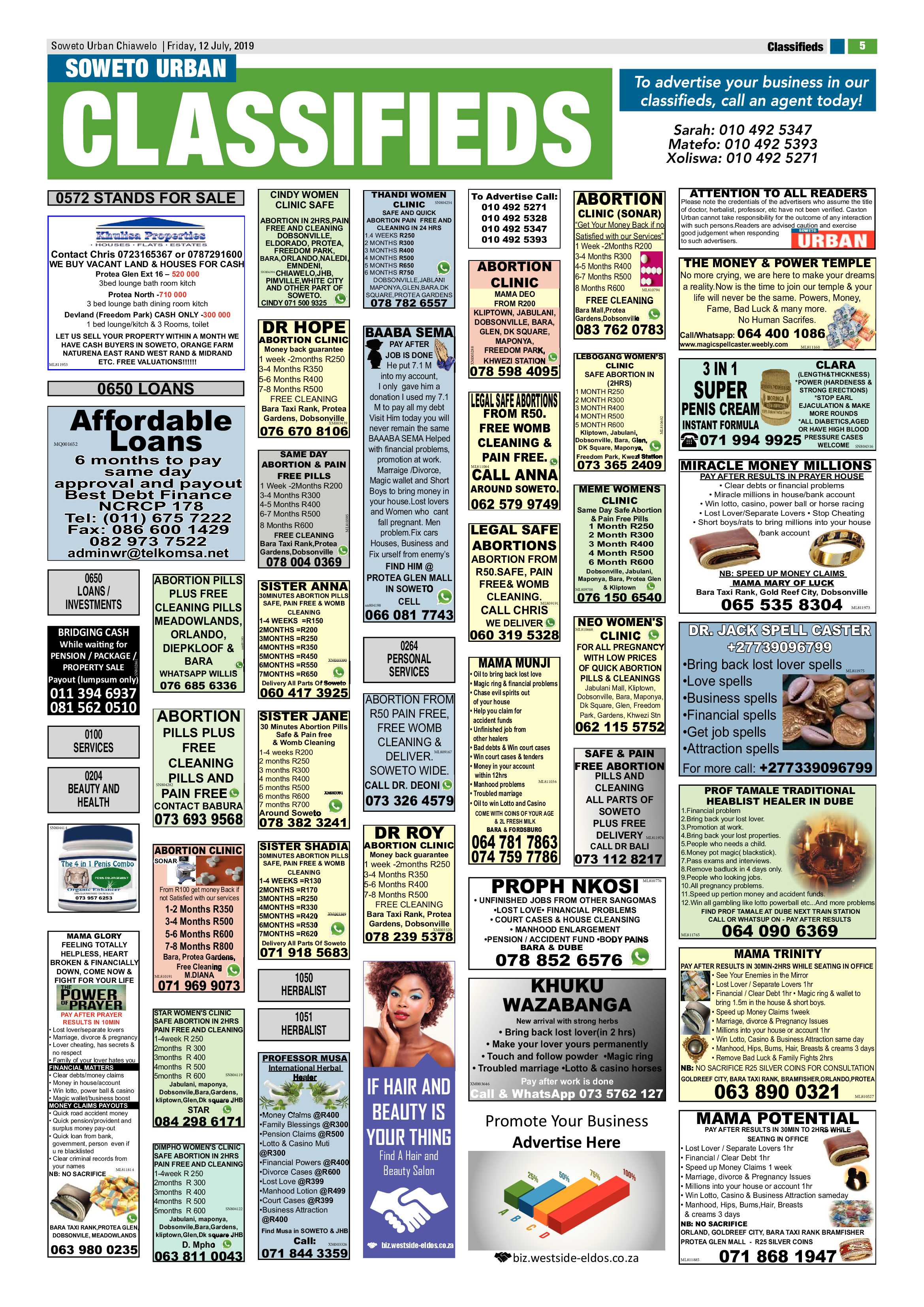 Chiawelo News – July 12, 2019 page 5
