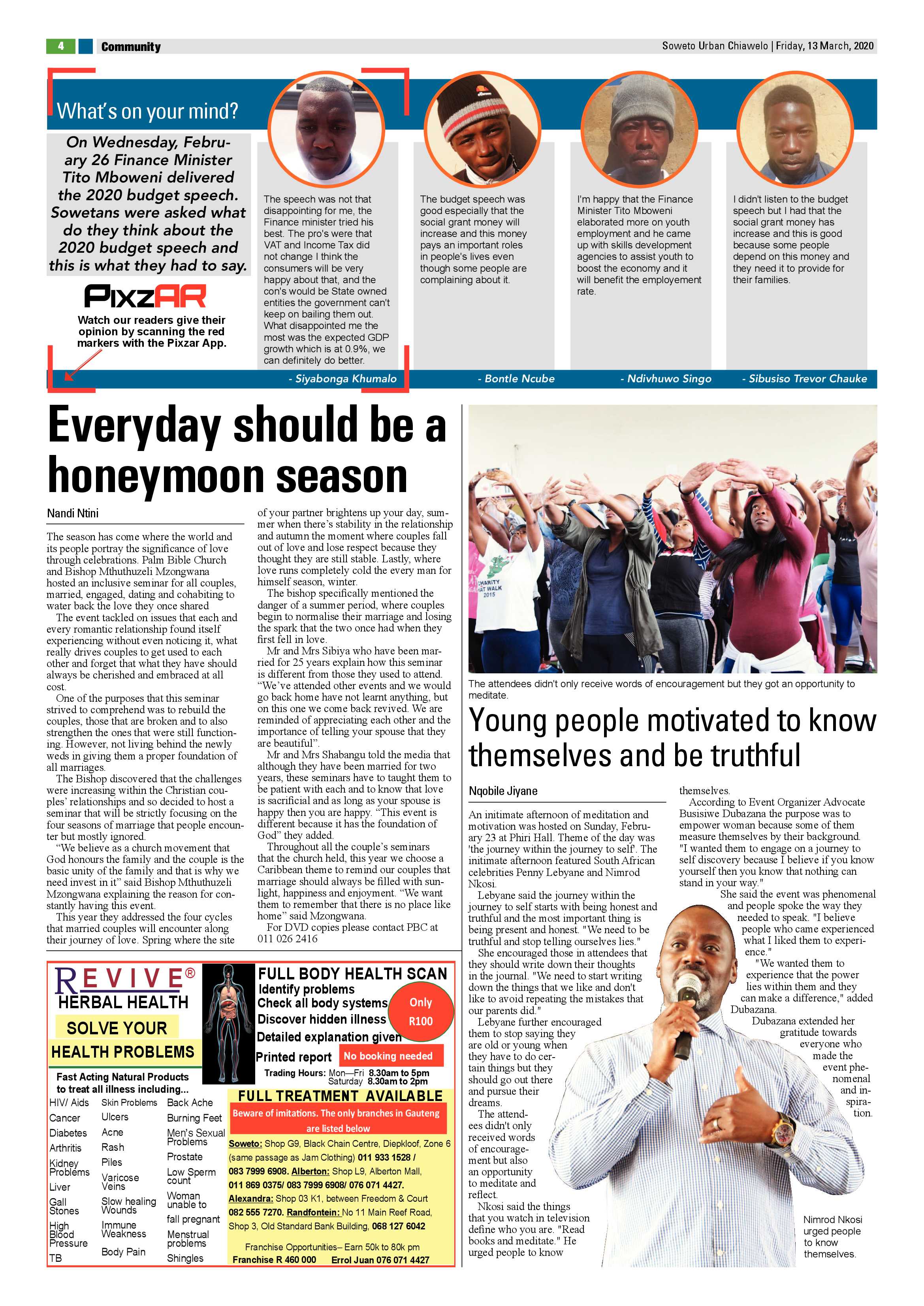 Chiawelo March 13, 2020 page 4