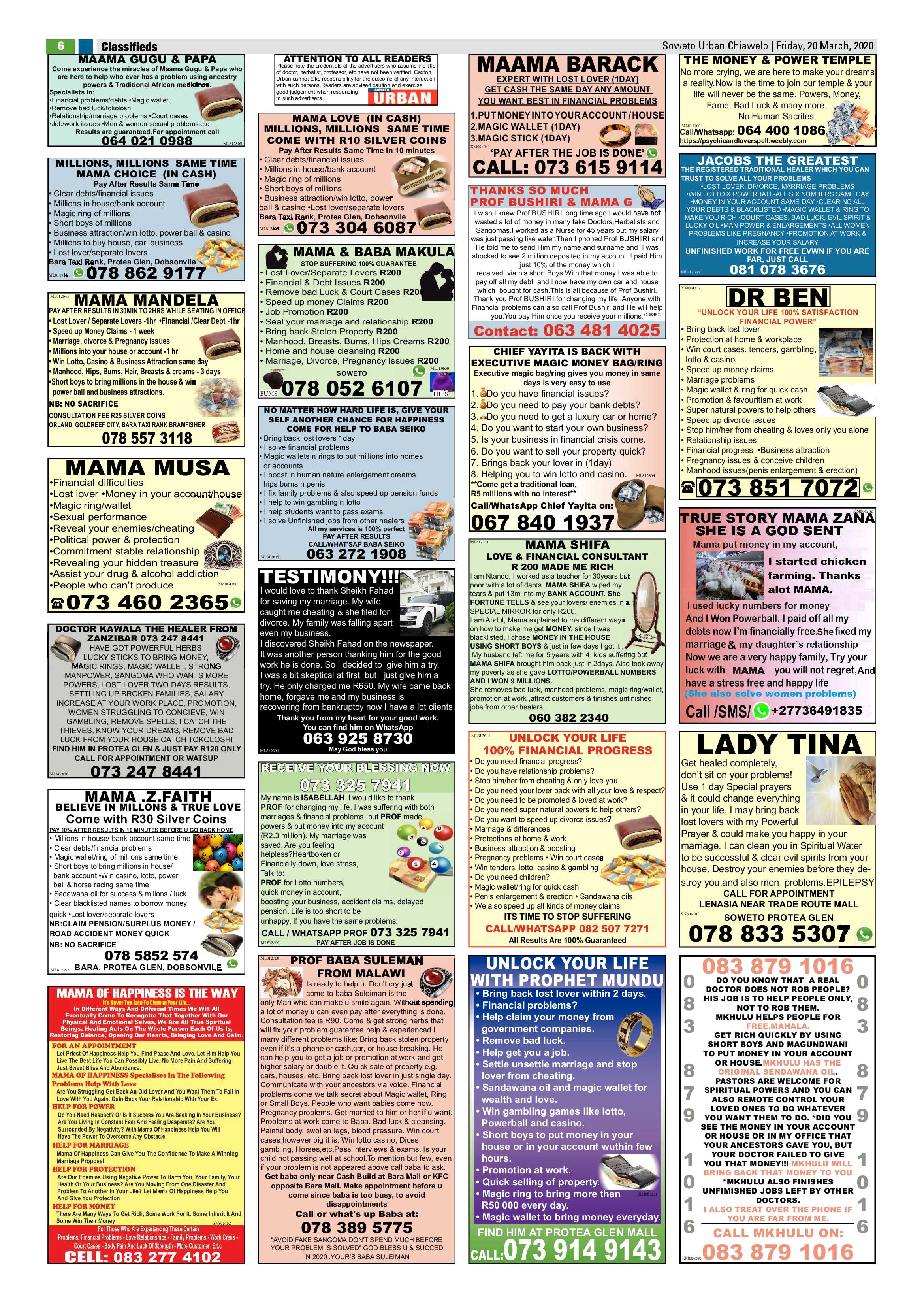 Chiawelo March 20, 2020 page 6