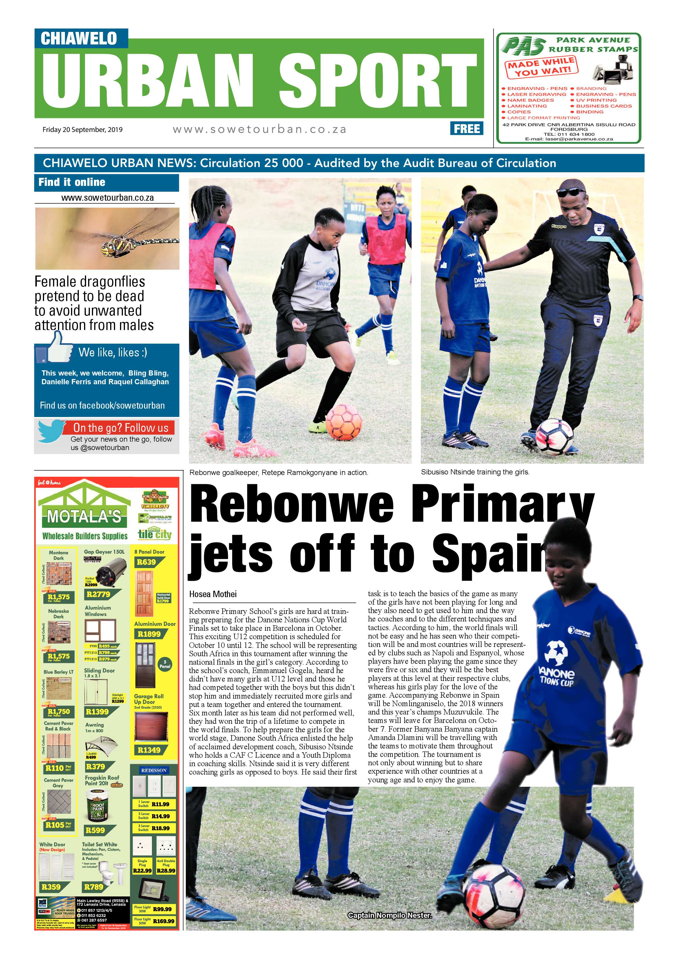 Chiawelo News – September 20, 2019 page 8