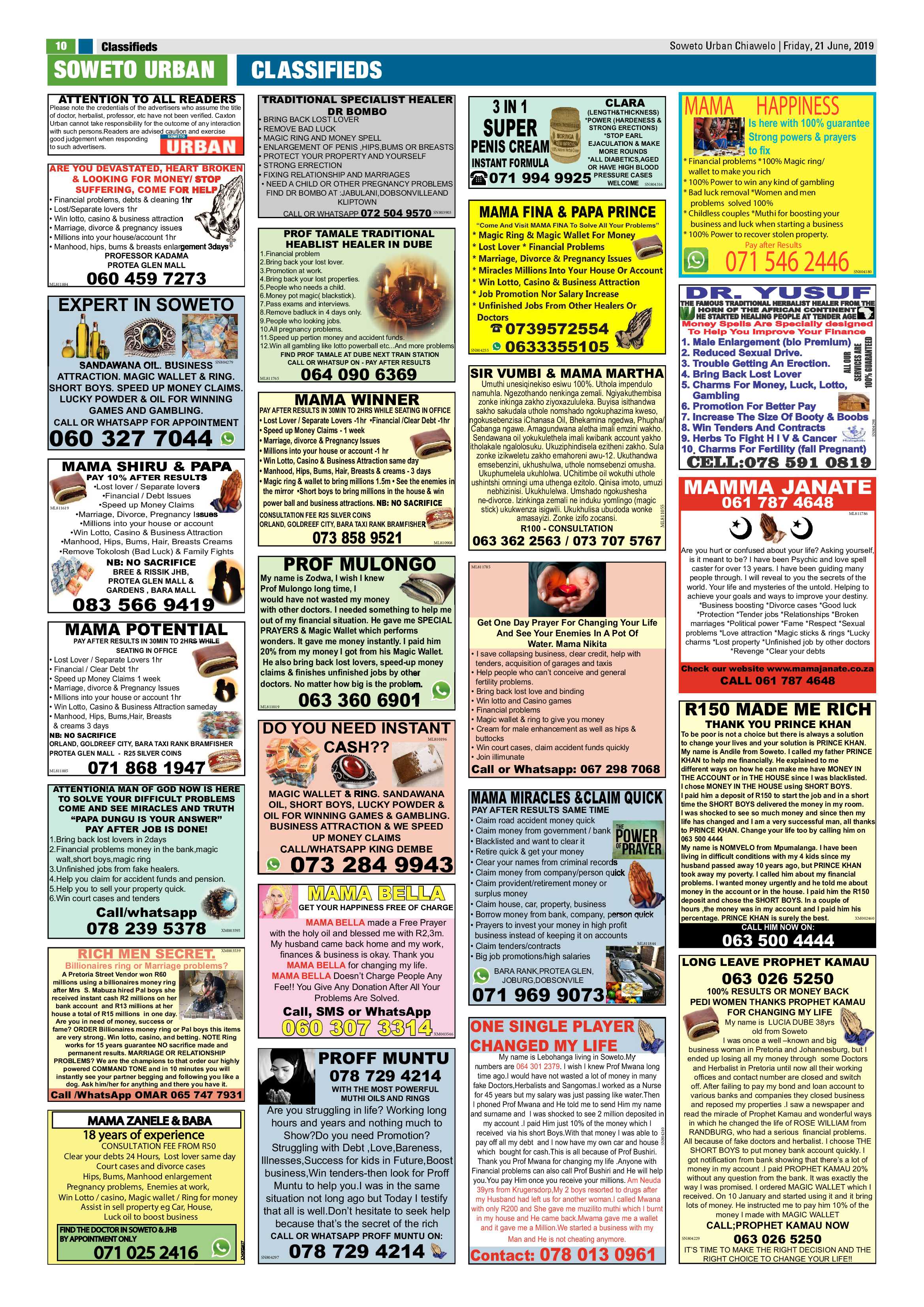 Zola News – June 21, 2019 page 9