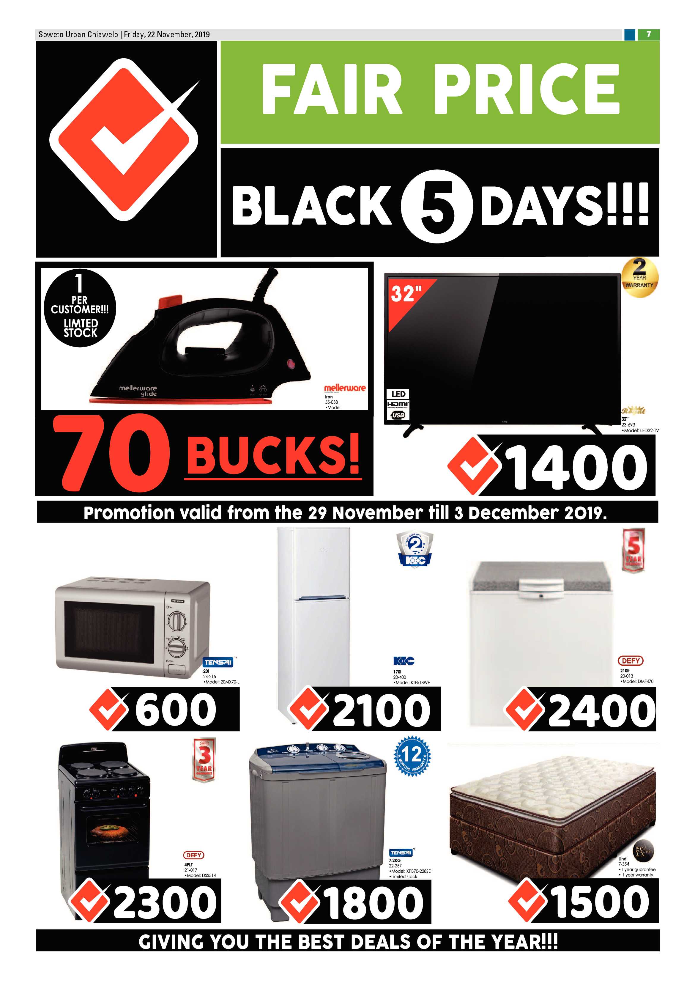 Chiawelo News – November 22, 2019 page 7