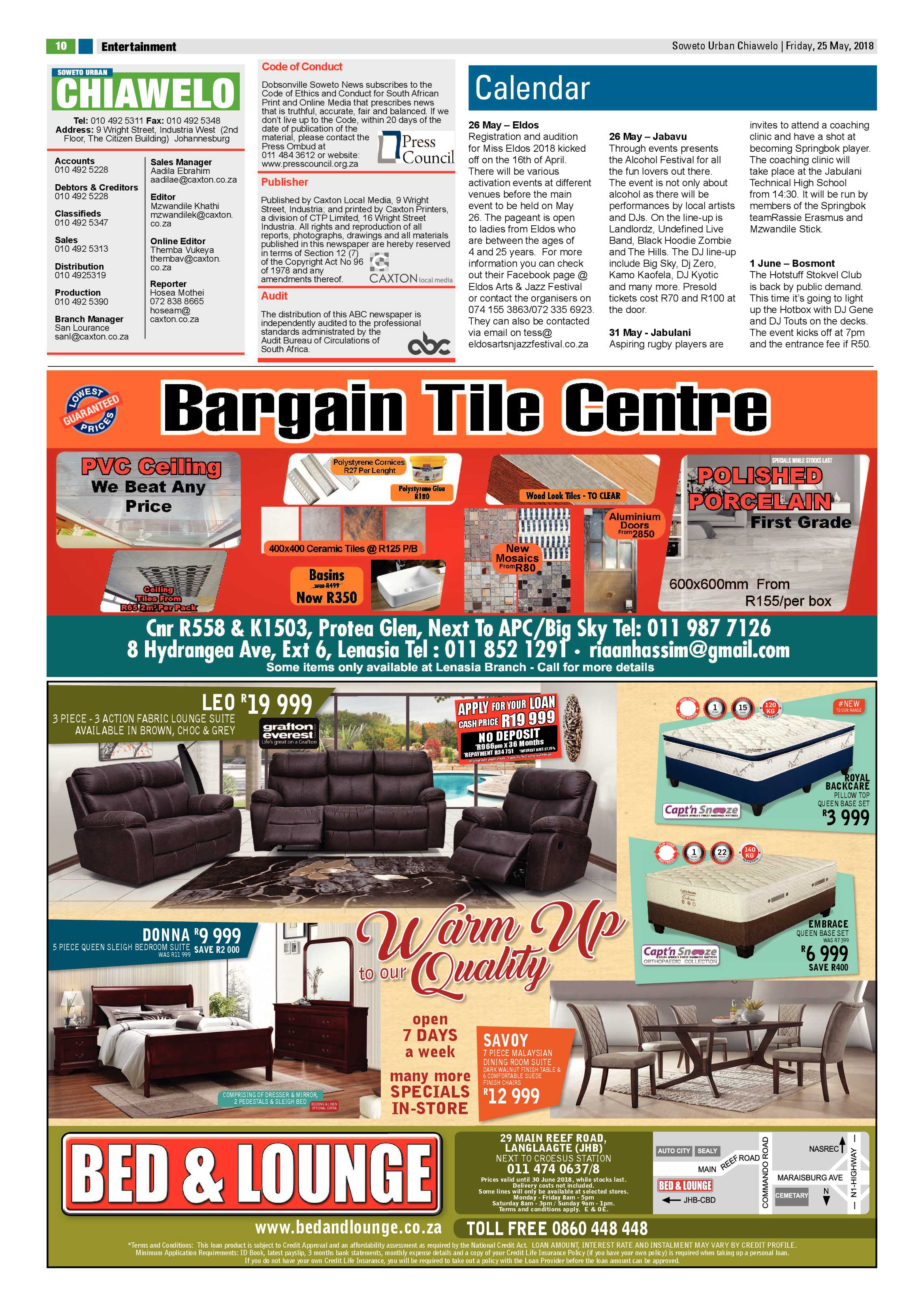Chiawelo – May 25, 2018 issue page 10