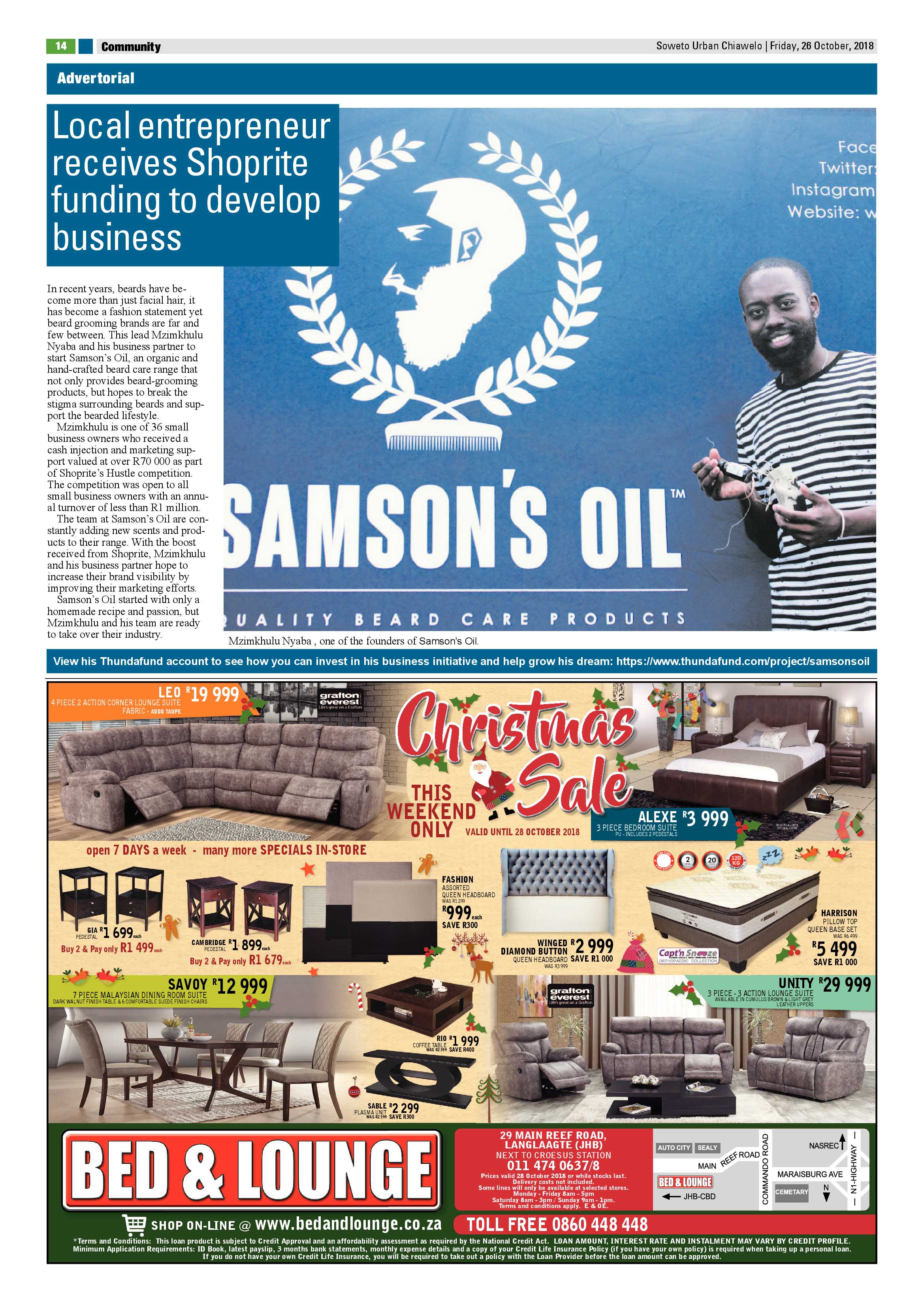 Chiawelo – October 26, 2018 issue page 14