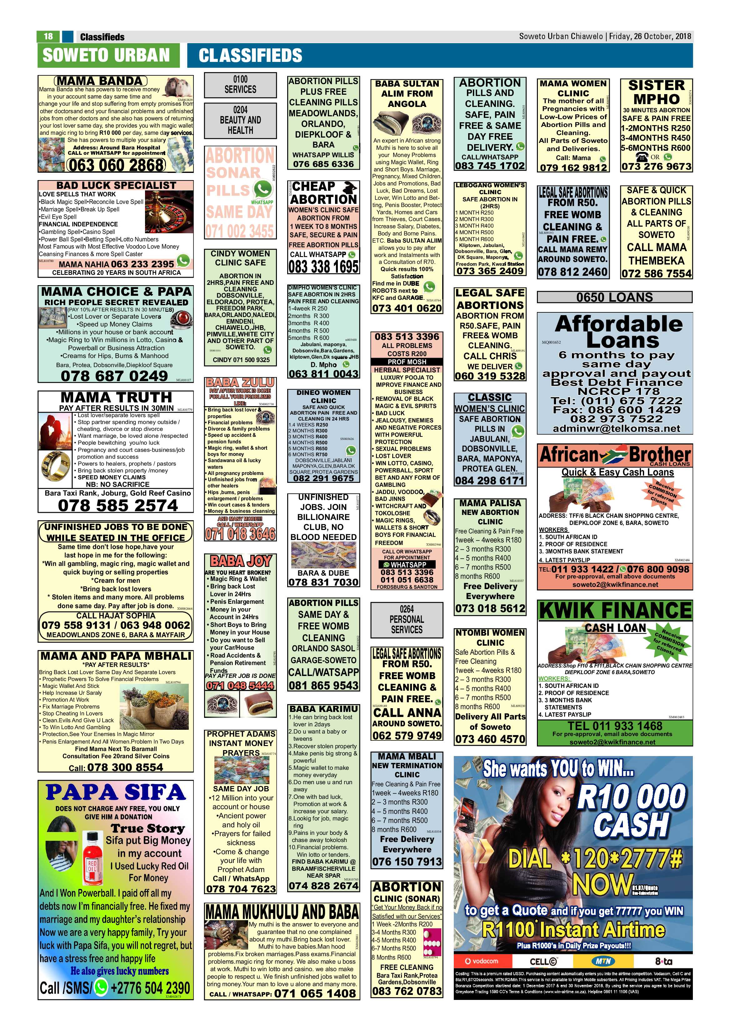 Chiawelo – October 26, 2018 issue page 18