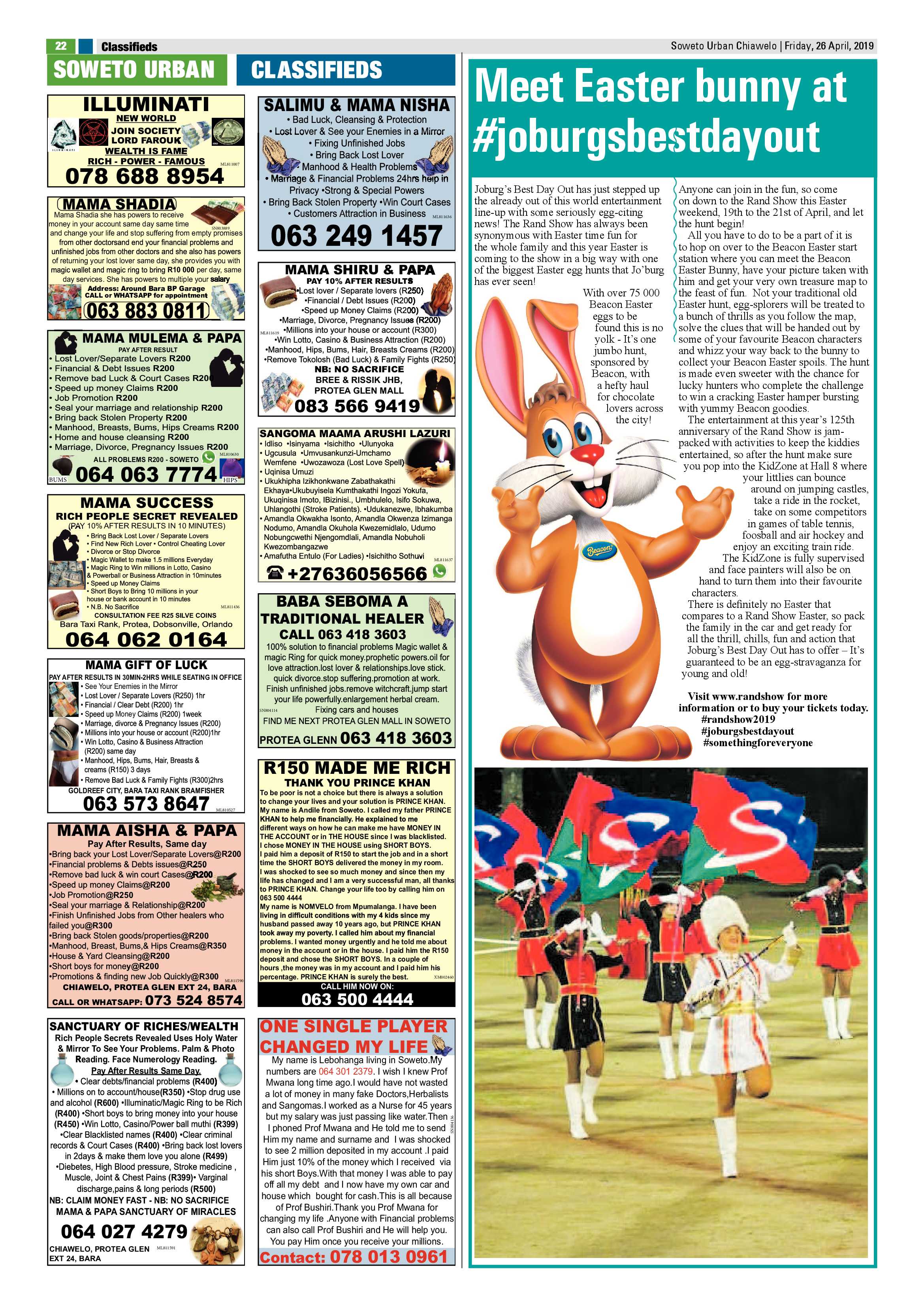 Chiawelo News – April 26, 2019 page 22