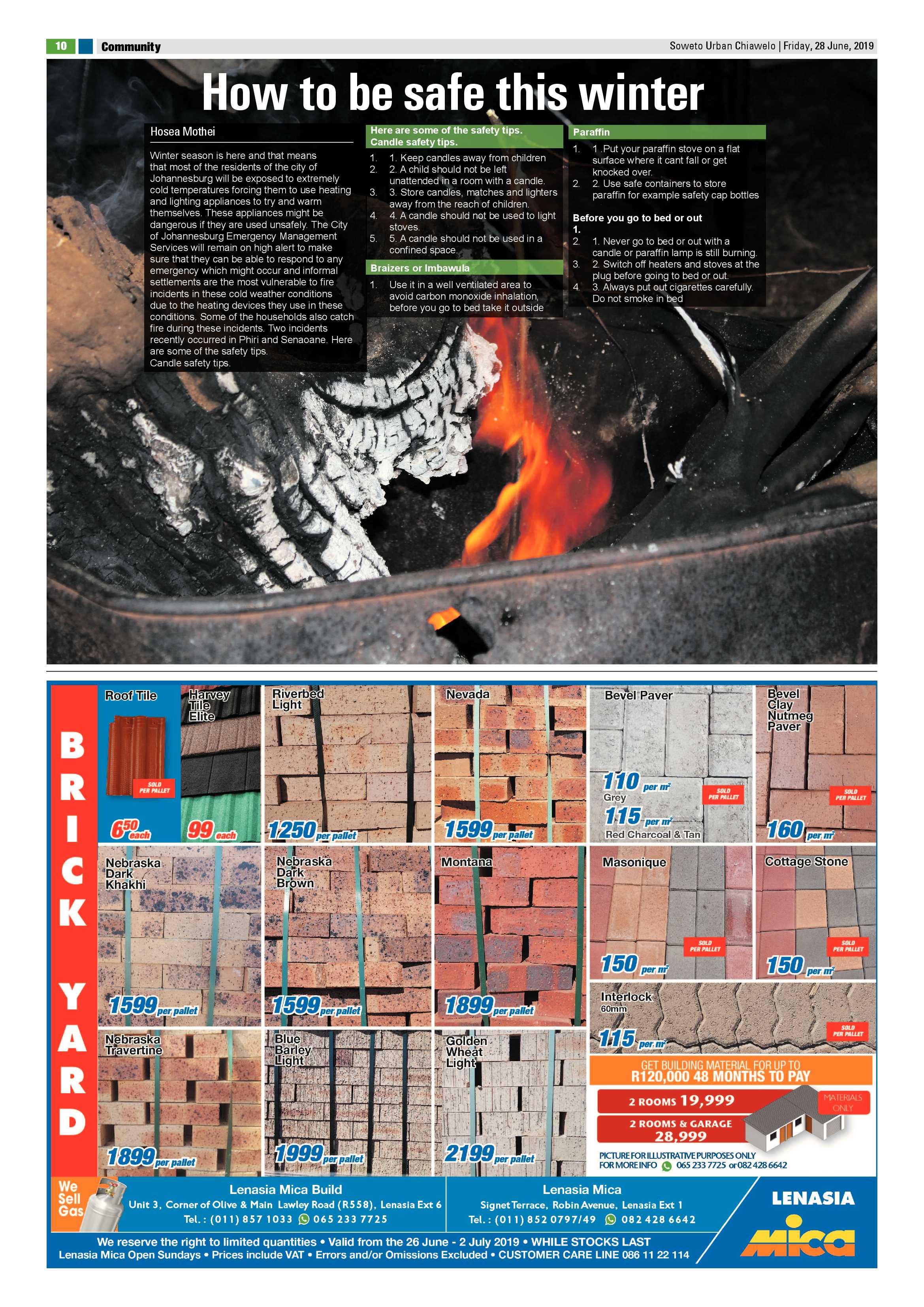 Chiawelo News – June 28, 2019 page 10