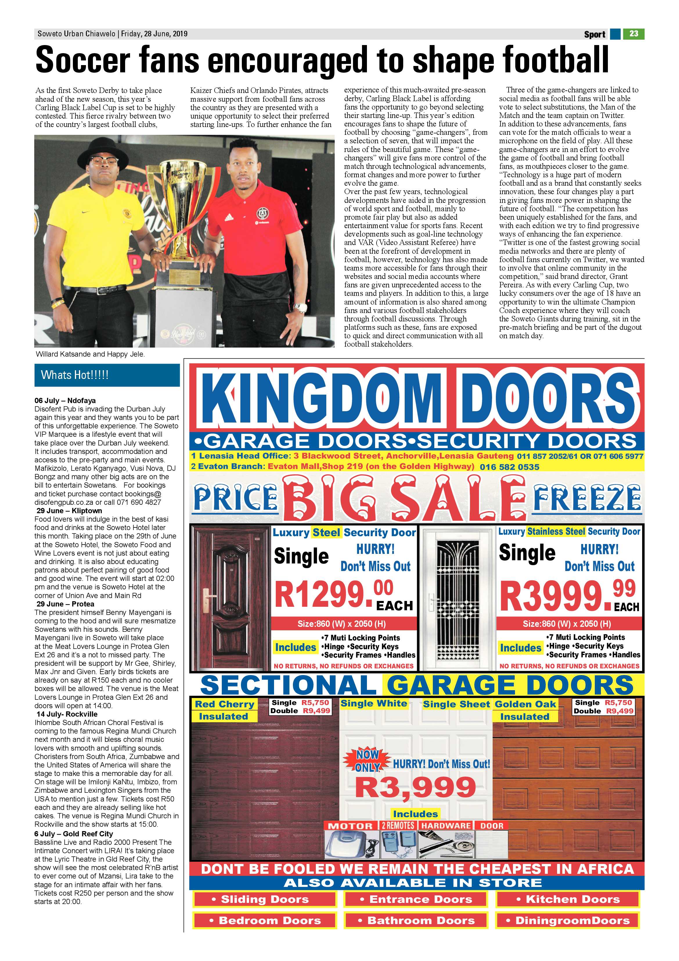 Chiawelo News – June 28, 2019 page 23