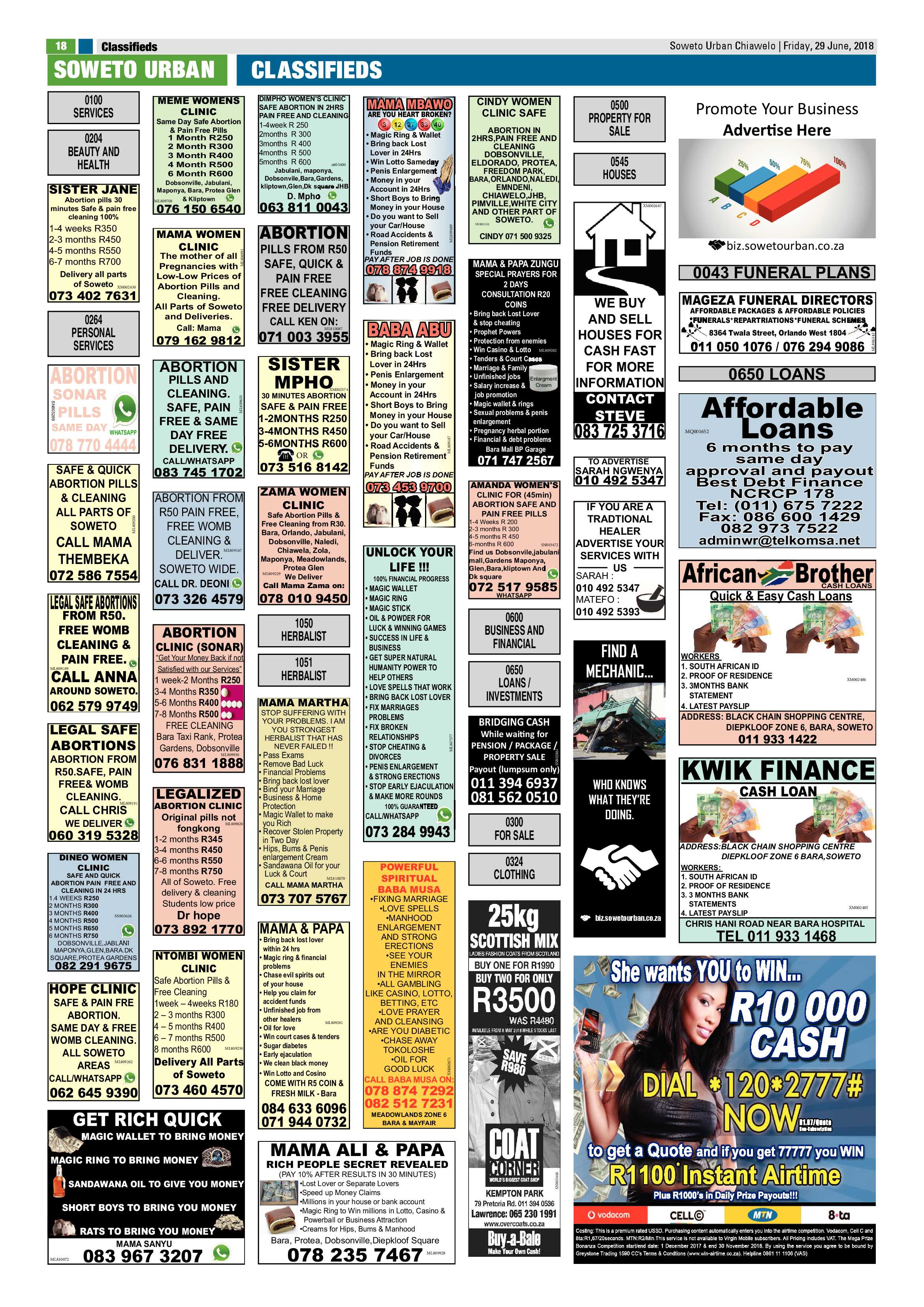 Chiawelo – June 29, 2018 issue page 18