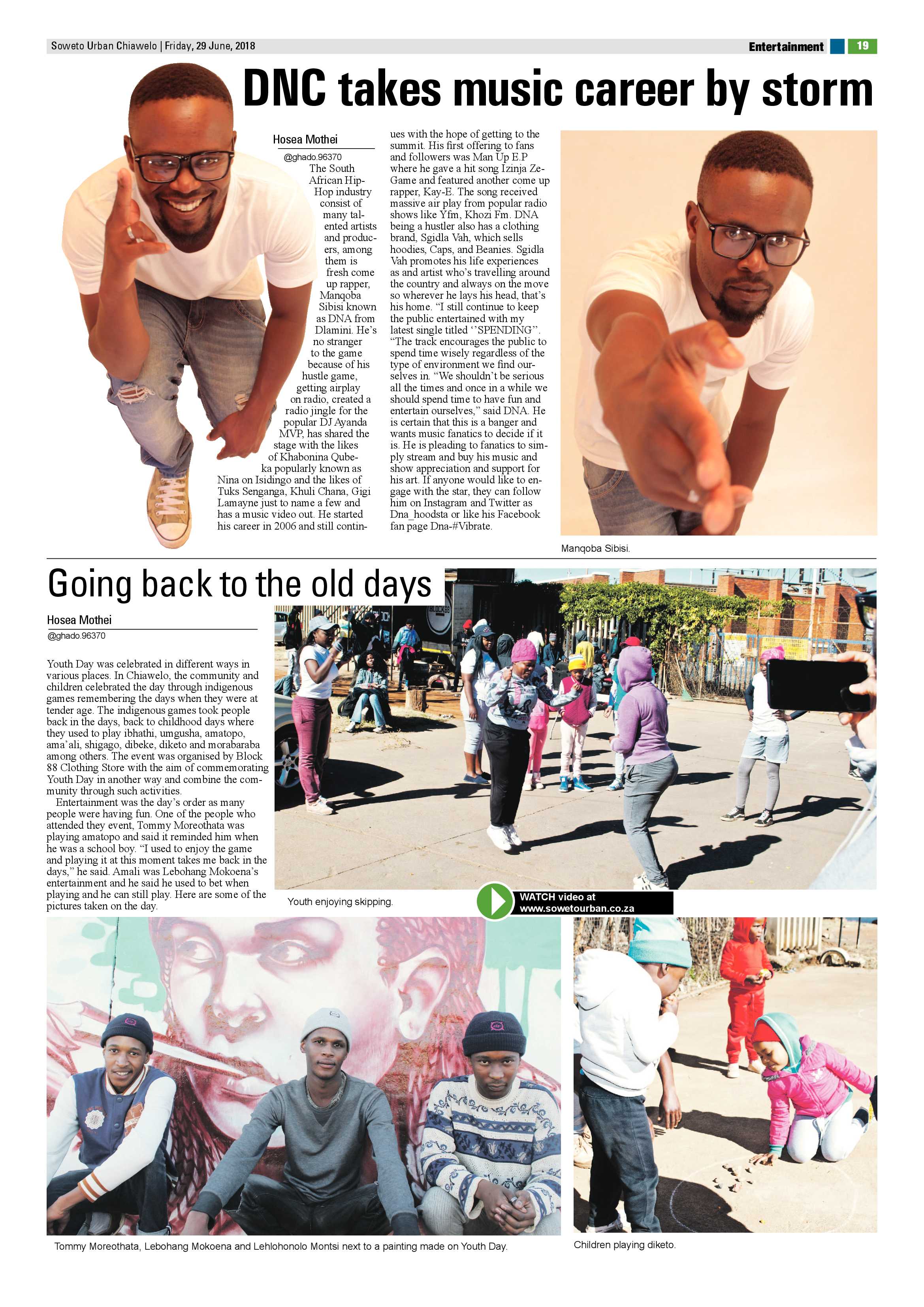 Chiawelo – June 29, 2018 issue page 19