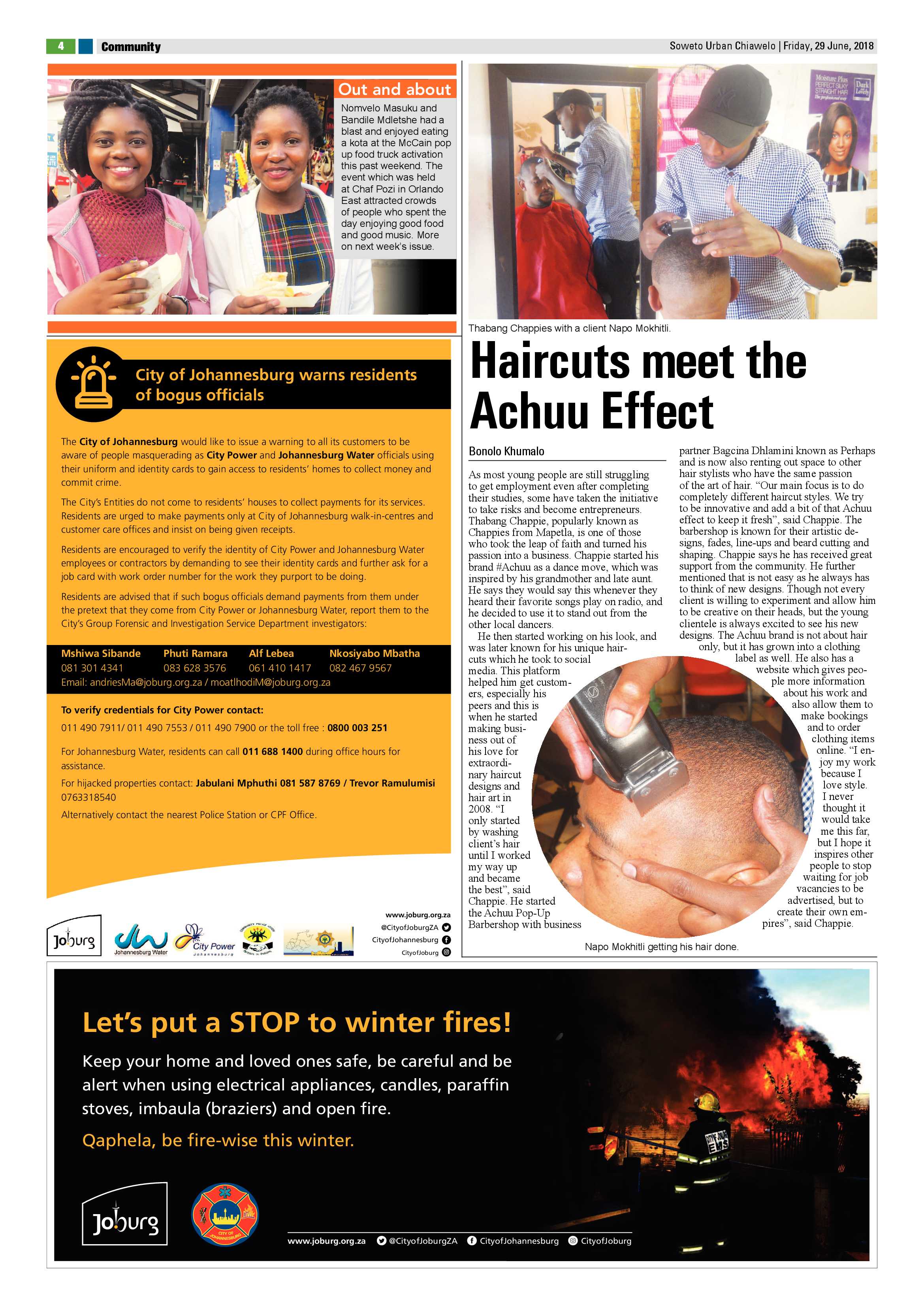 Chiawelo – June 29, 2018 issue page 4