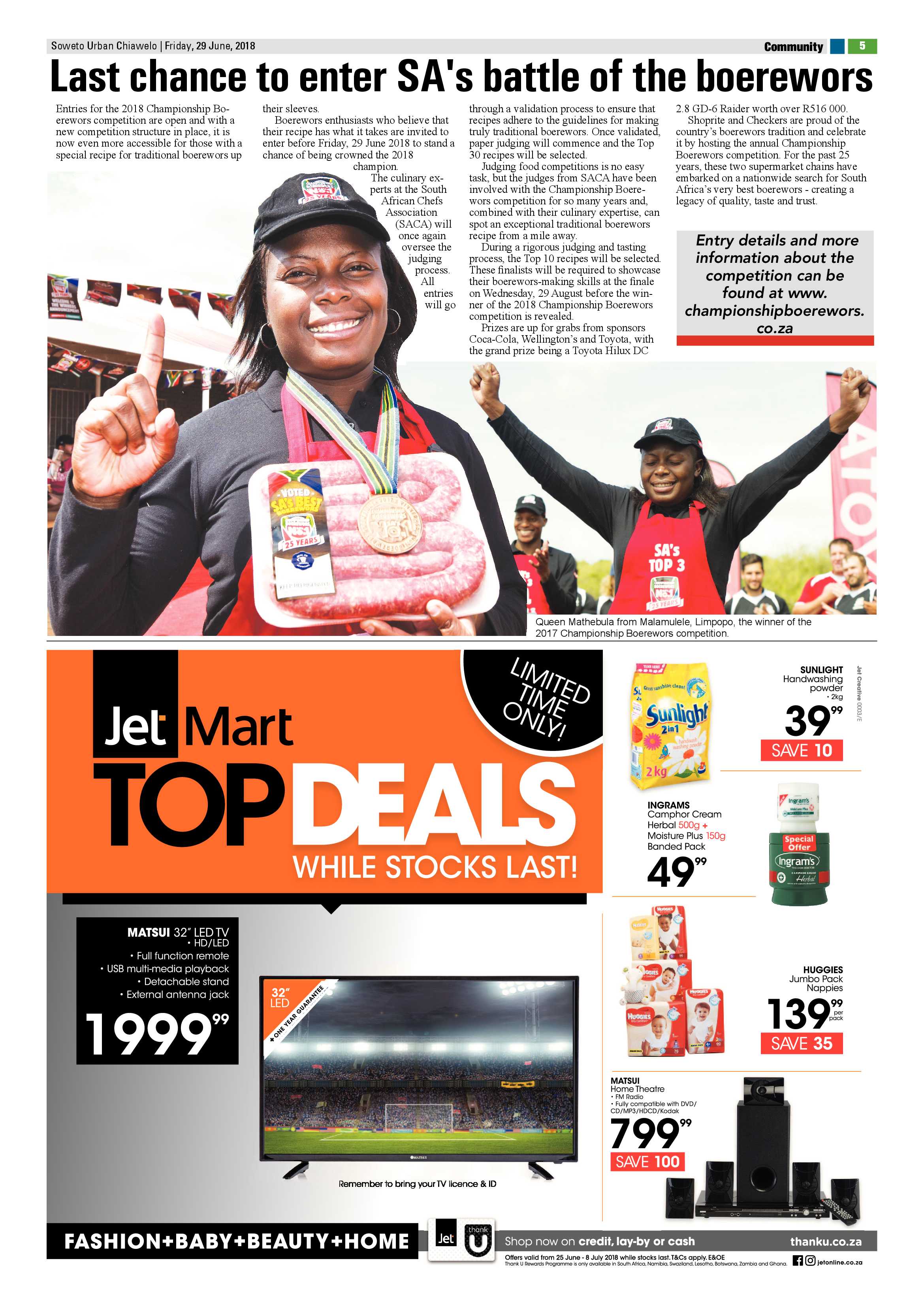 Chiawelo – June 29, 2018 issue page 5