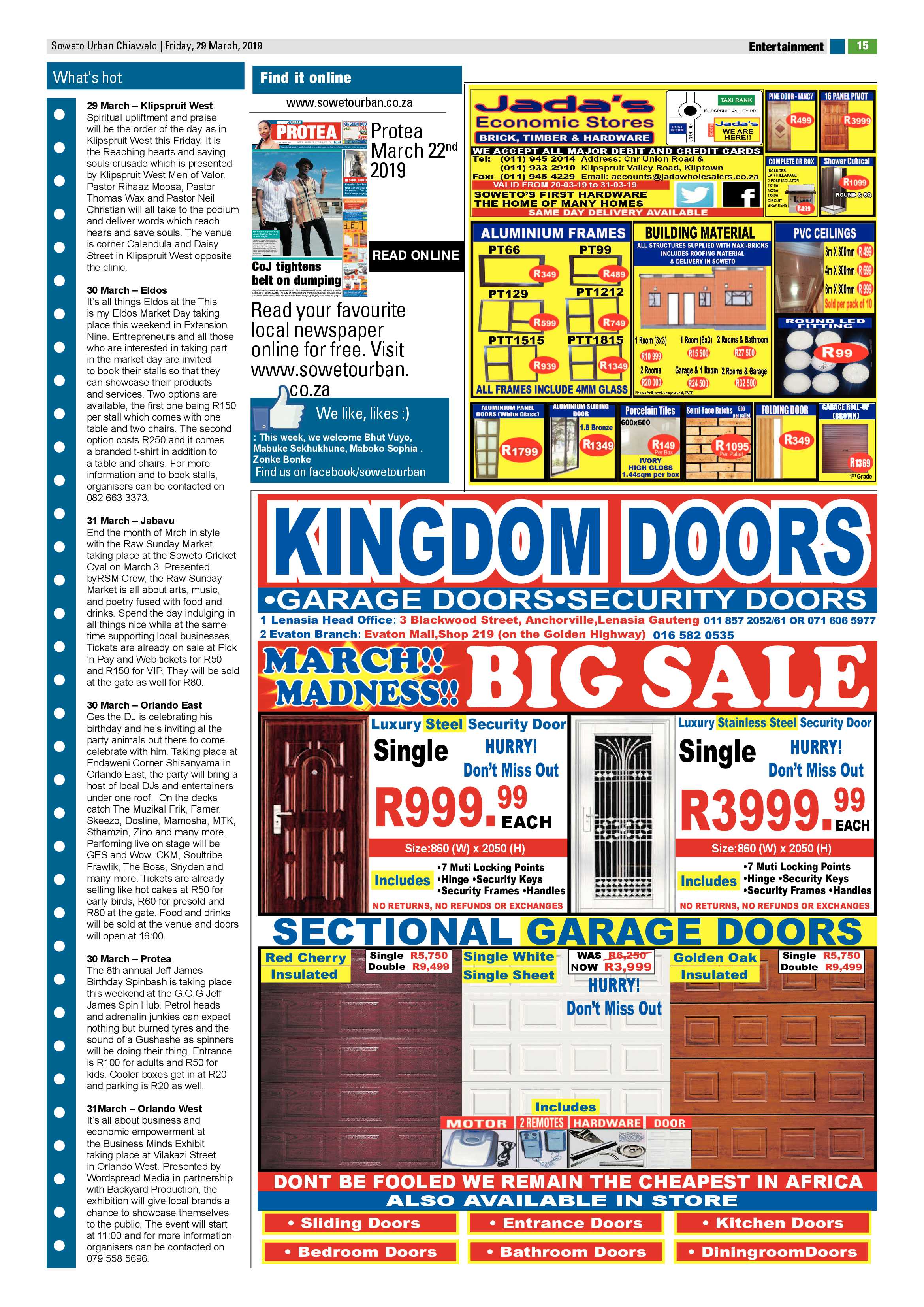 Chiawelo News – March 29 , 2019 page 15