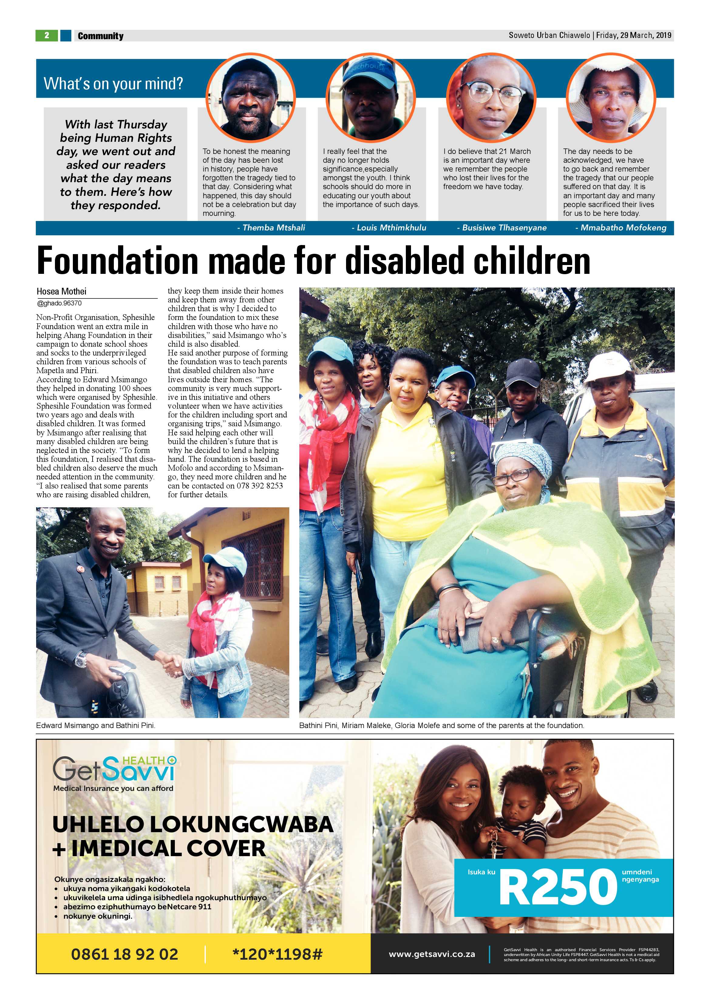 Chiawelo News – March 29 , 2019 page 2