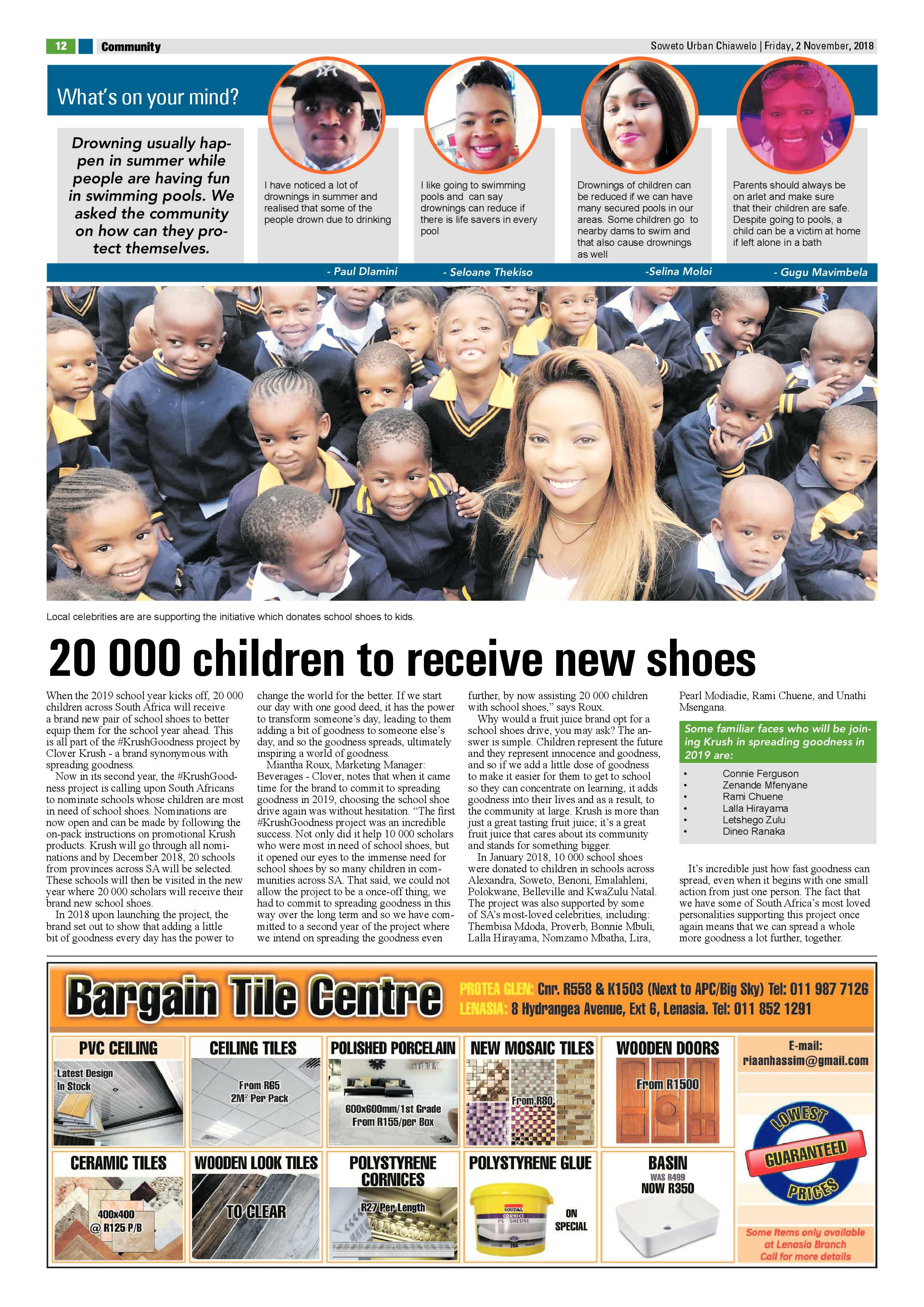 Chiawelo – November 2, 2018 issue page 12