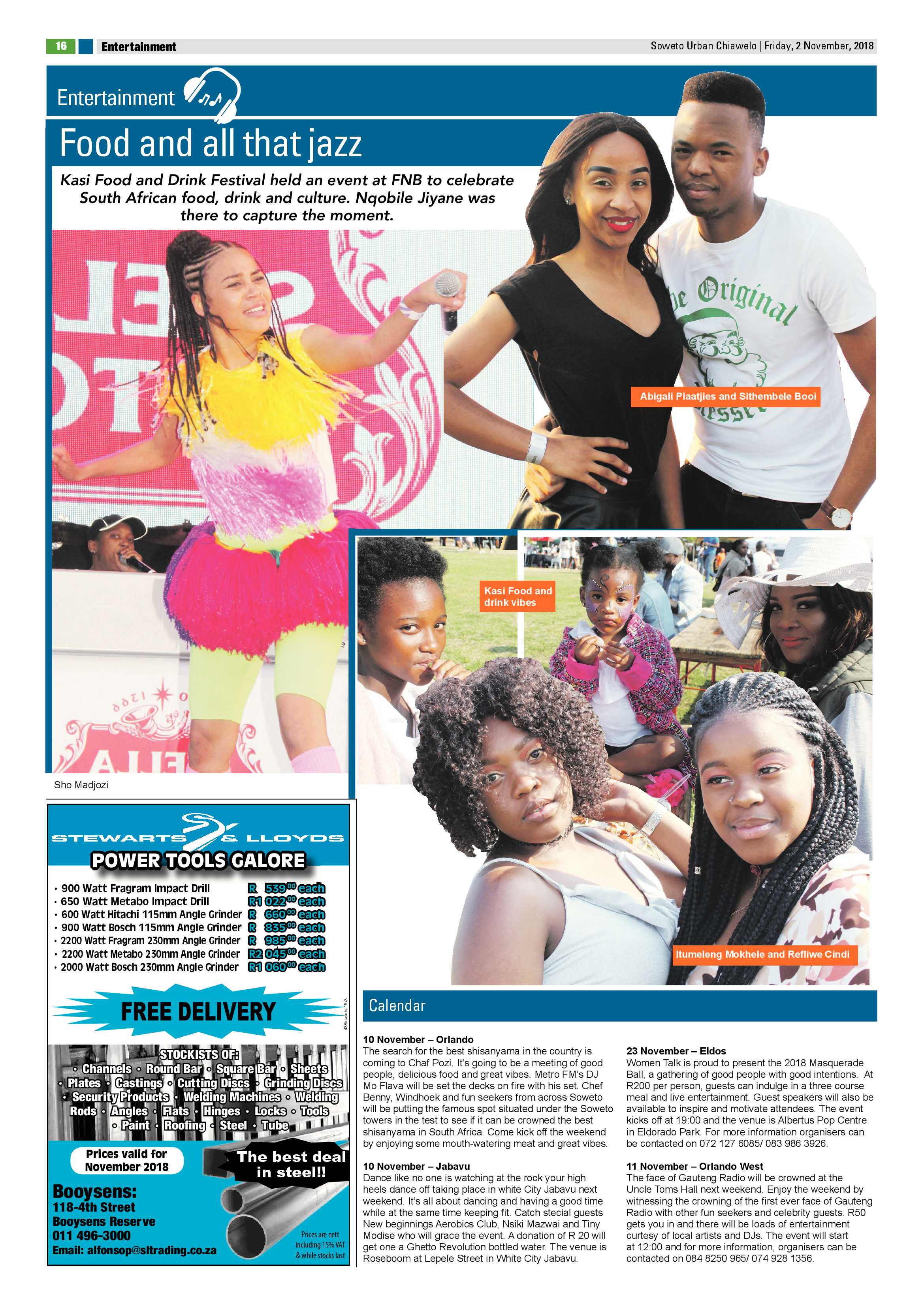 Chiawelo – November 2, 2018 issue page 16