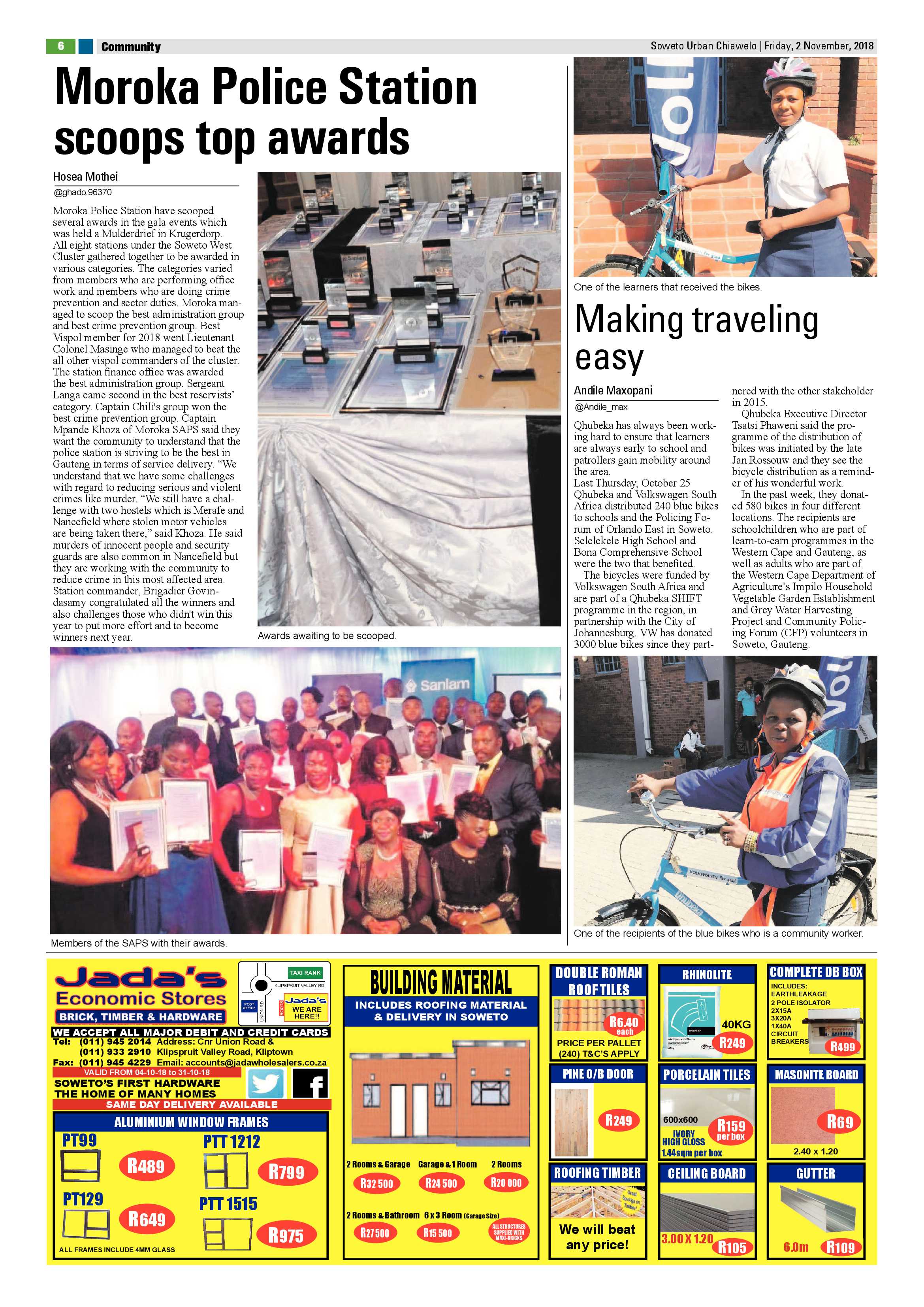 Chiawelo – November 2, 2018 issue page 6