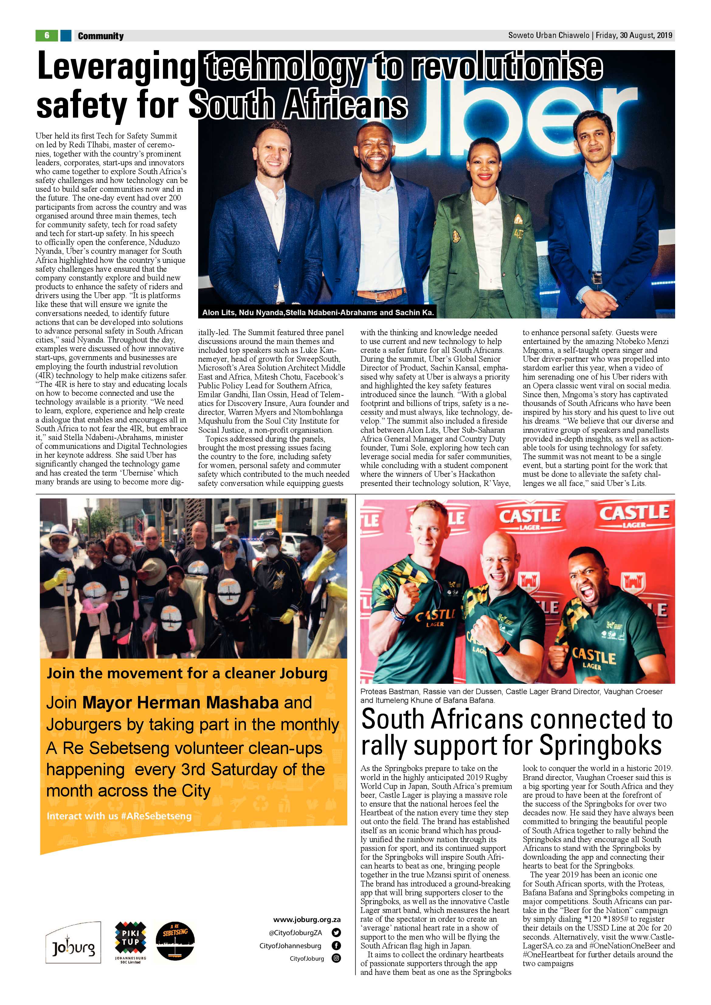 Chiawelo News – August 30, 2019 page 6