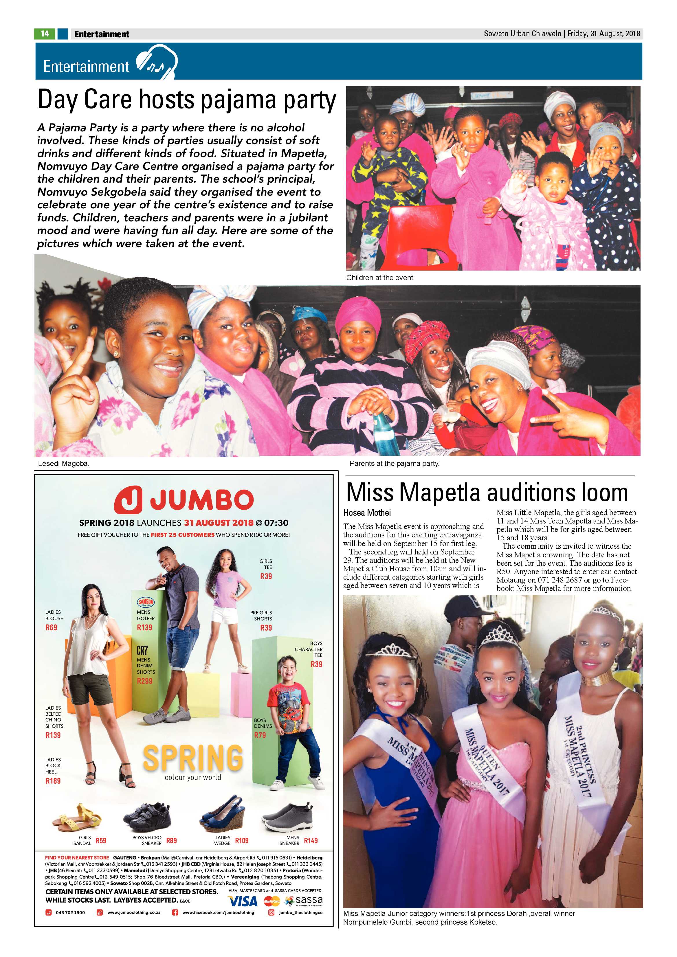 Chiawelo – August 31, 2018 issue page 14