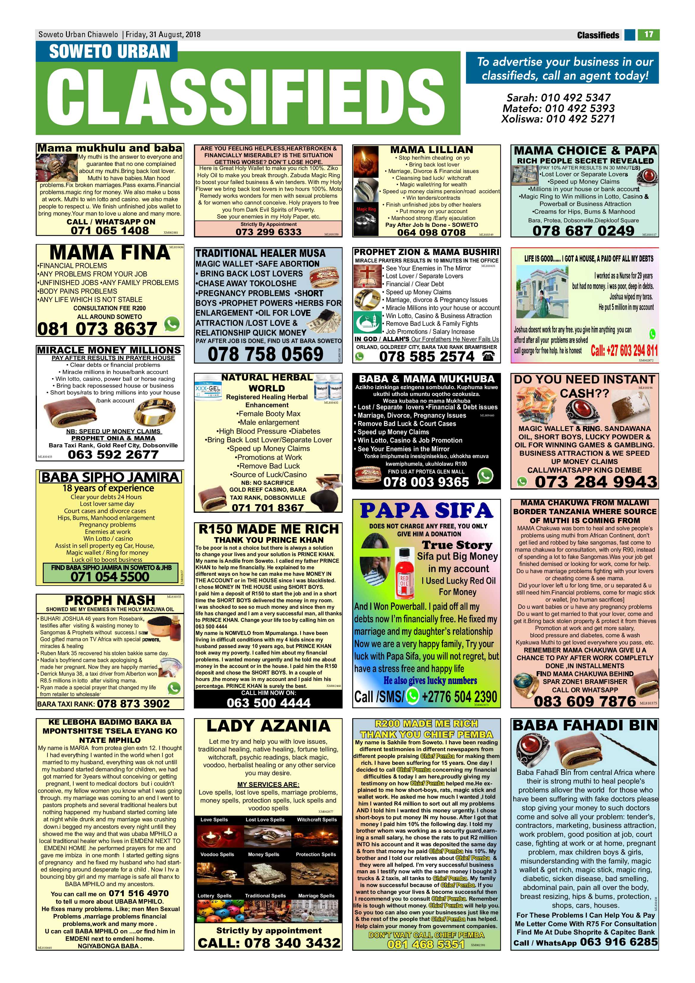 Chiawelo – August 31, 2018 issue page 17