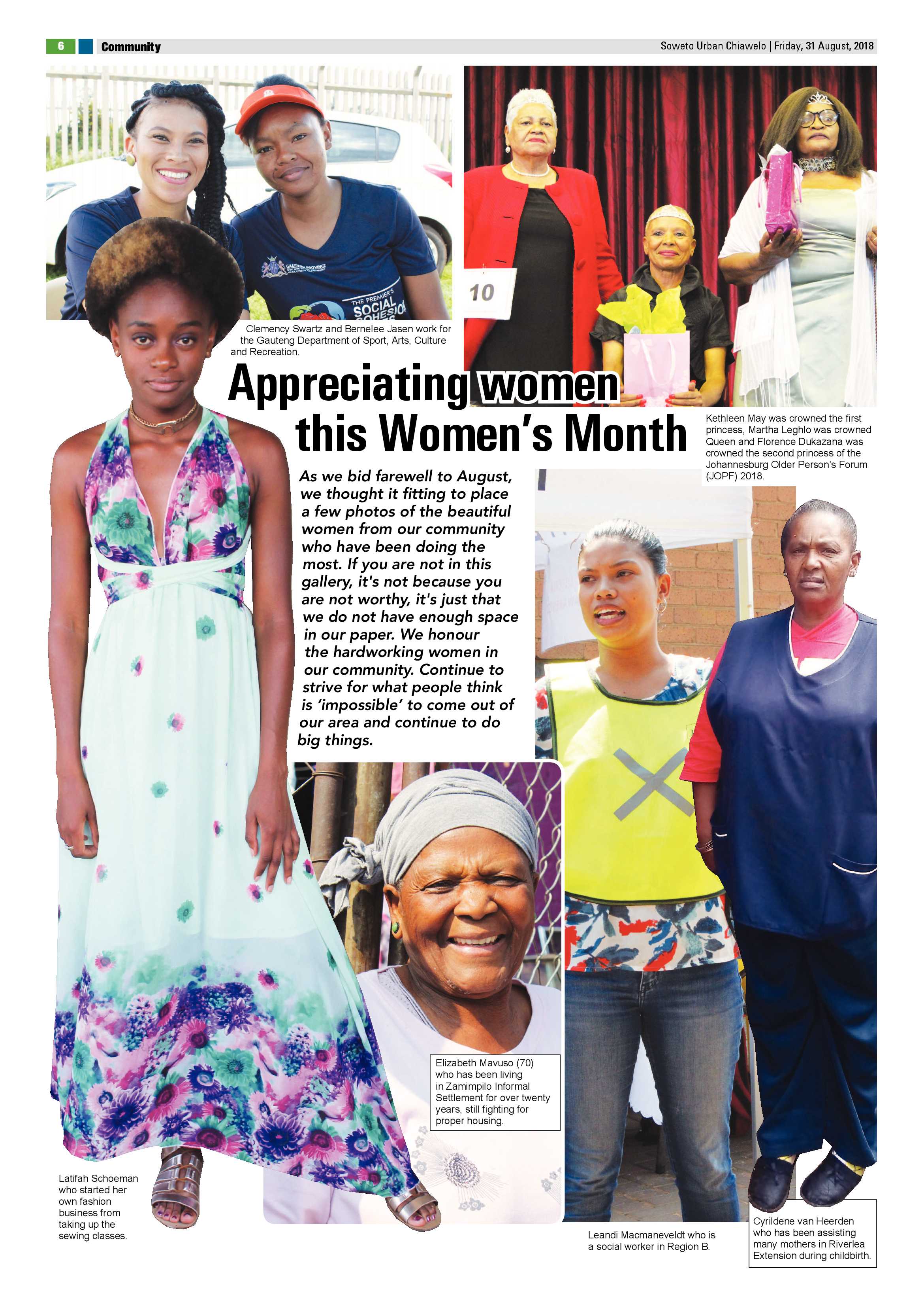 Chiawelo – August 31, 2018 issue page 6