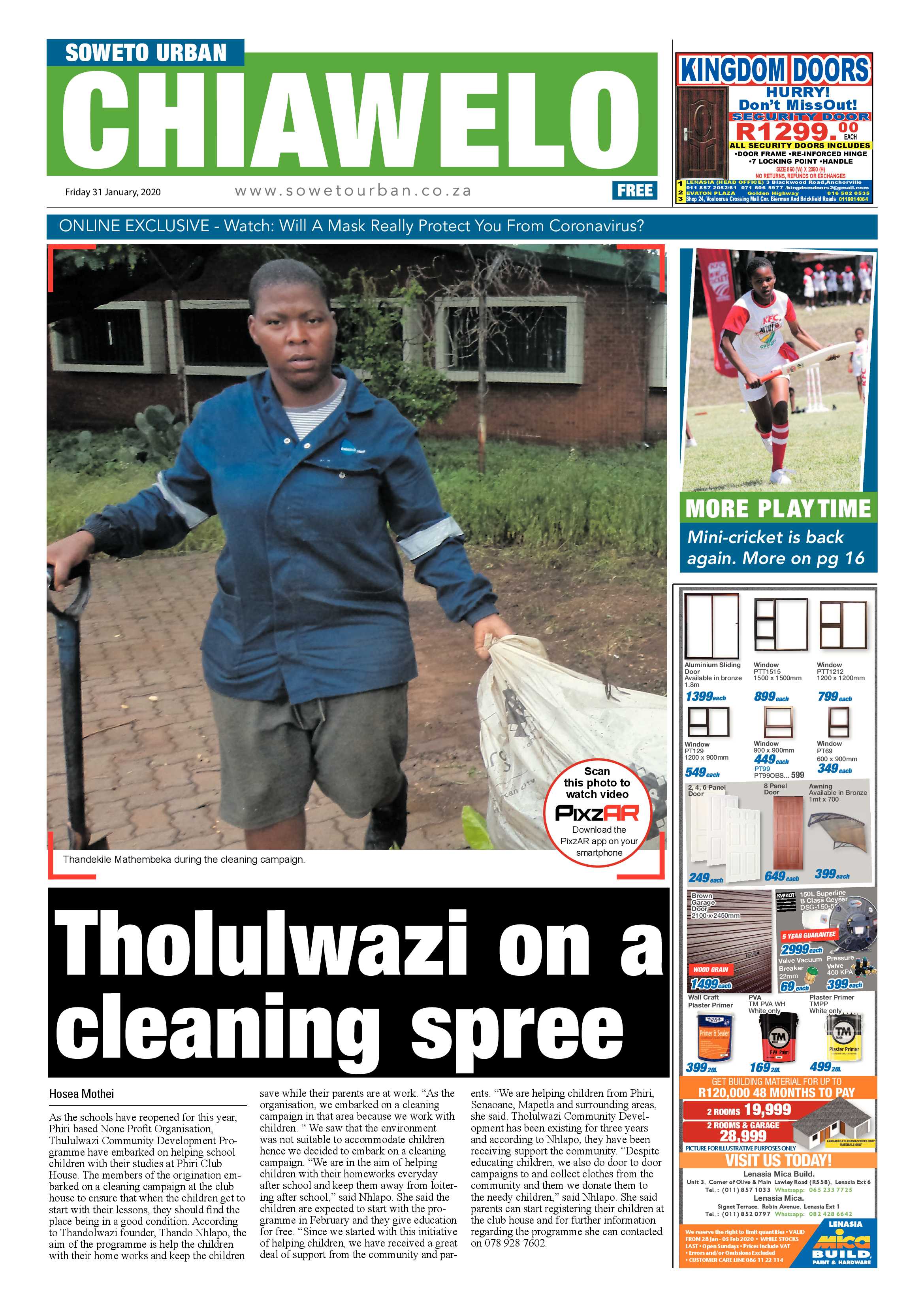 Chiawelo Jan 31, 2020 page 1