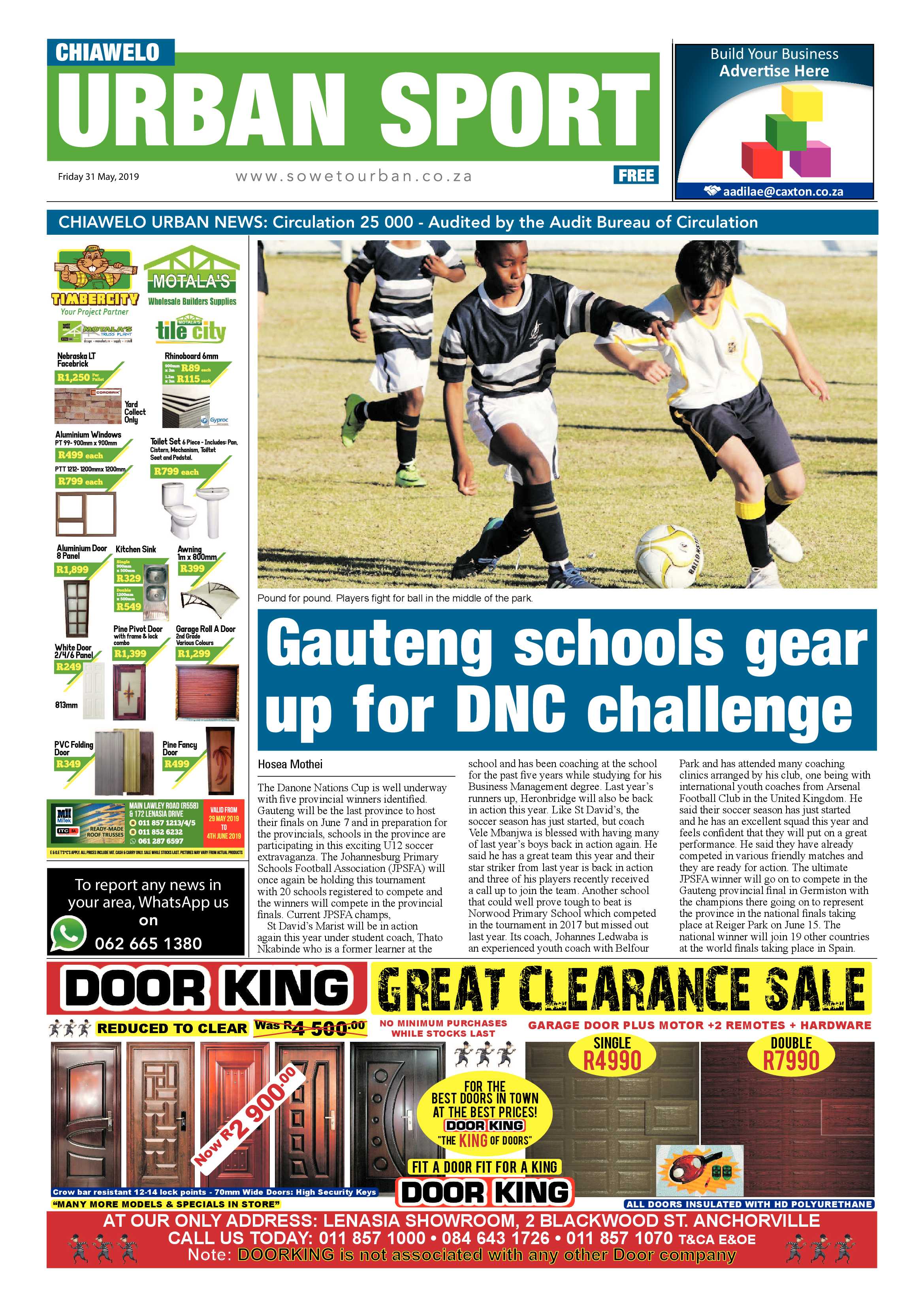 Chiawelo News – May 31, 2019 page 20