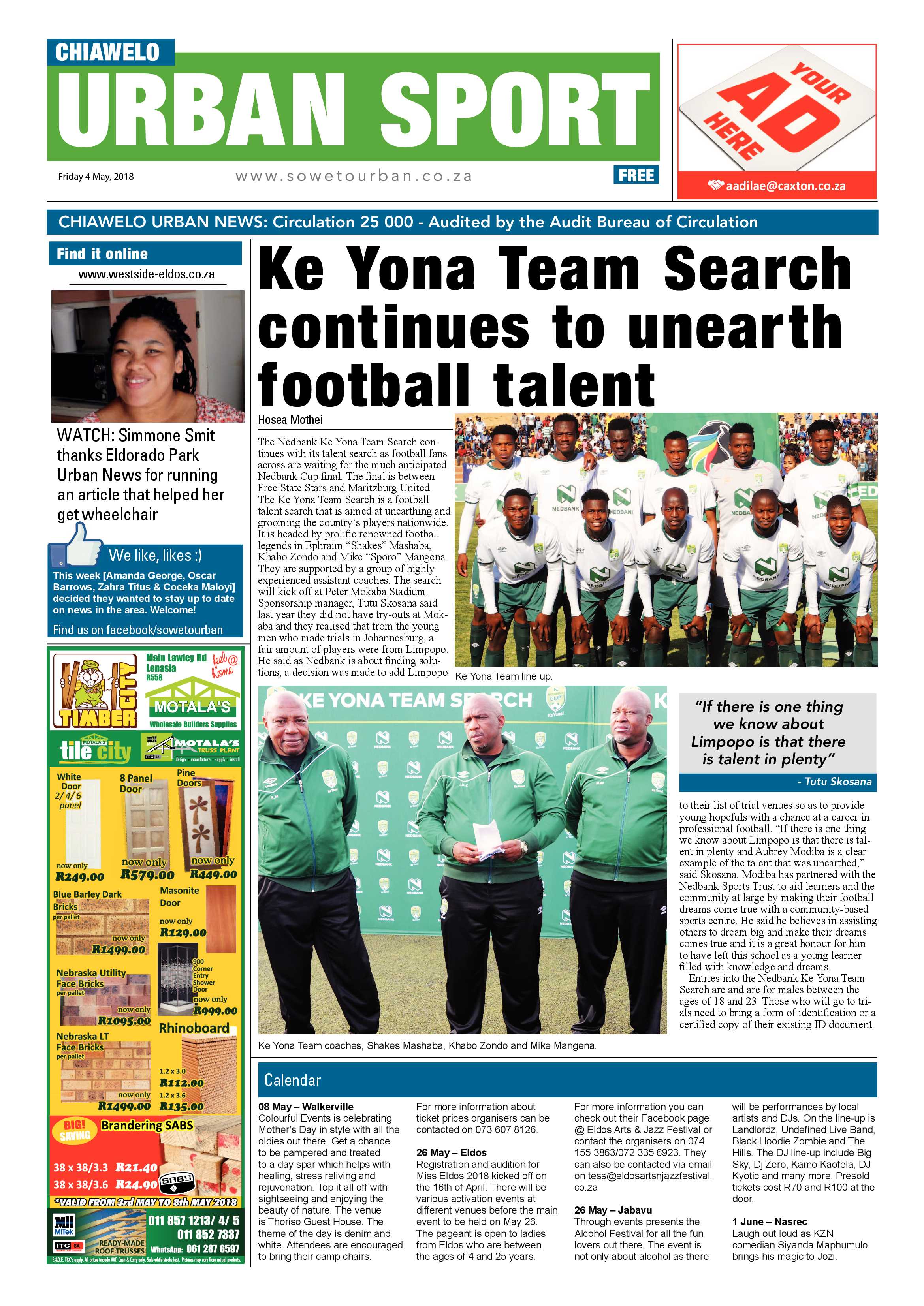 Chiawelo – May 4, 2018 issue page 12