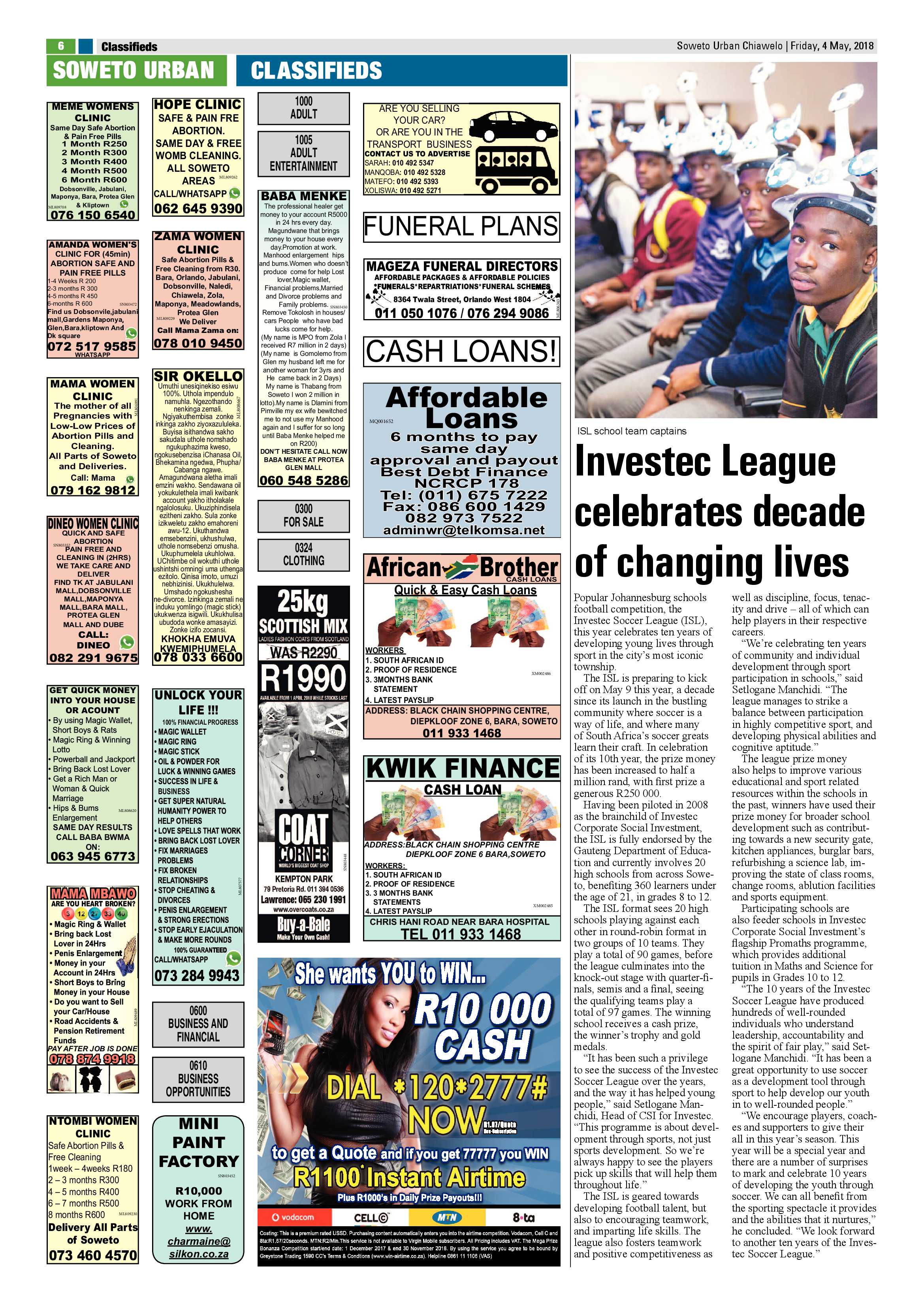 Chiawelo – May 4, 2018 issue page 6