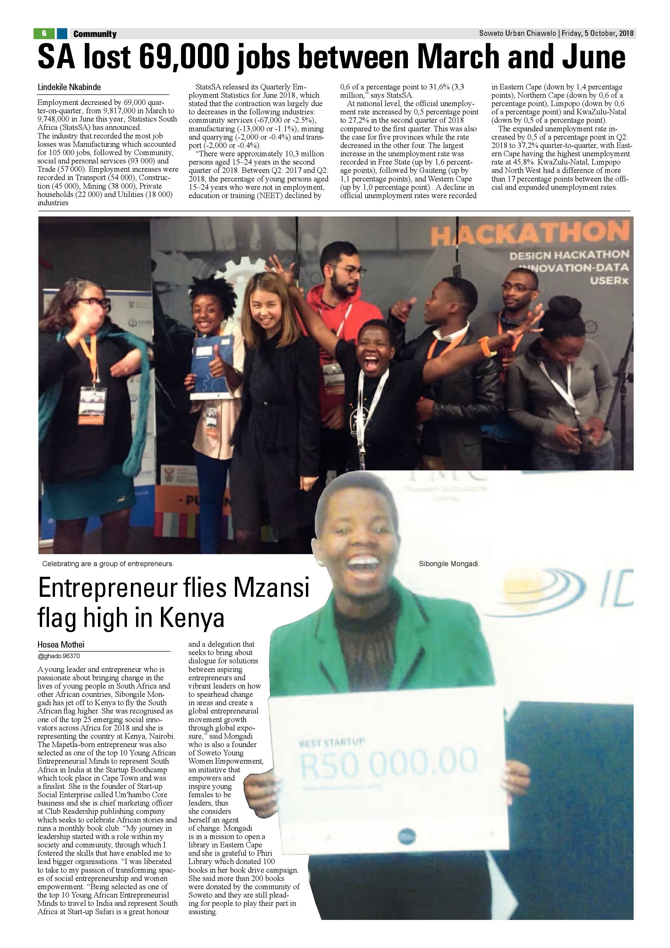 Chiawelo – October 5, 2018 issue page 11