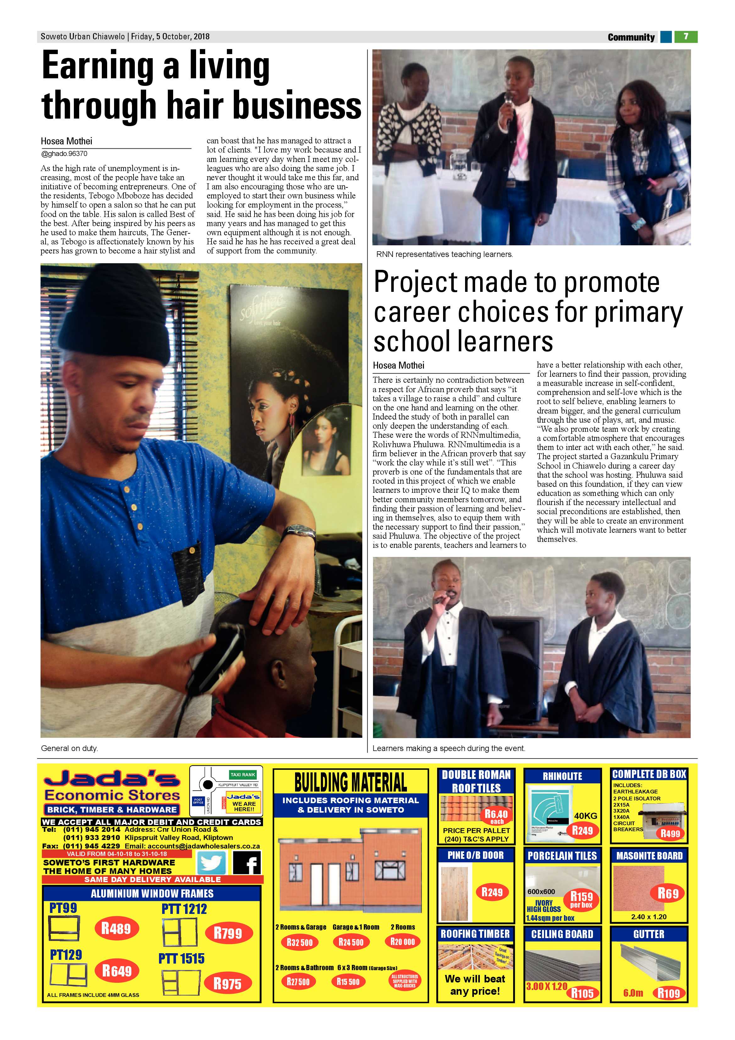Chiawelo – October 5, 2018 issue page 13