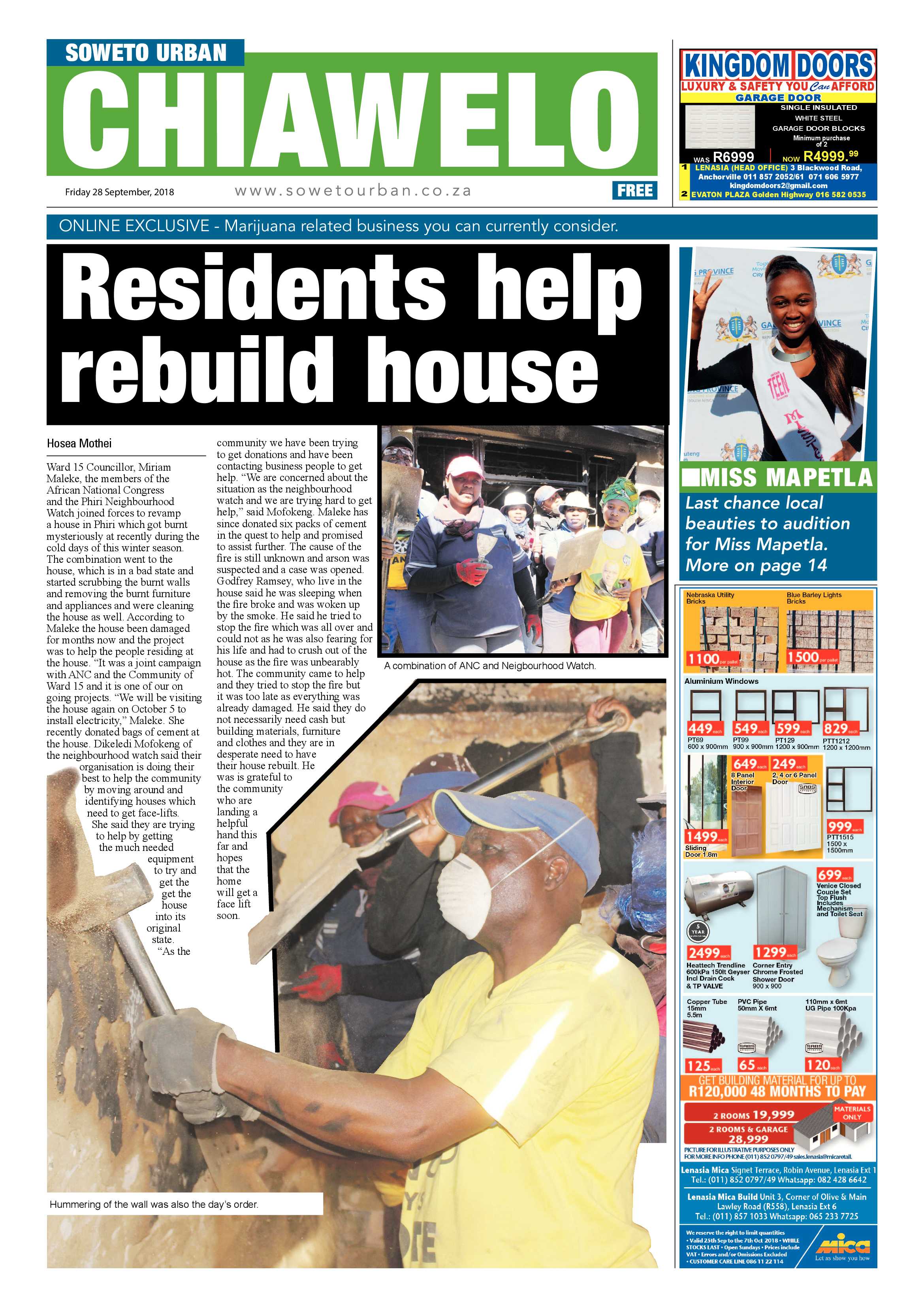 Chiawelo – October 5, 2018 issue page 2