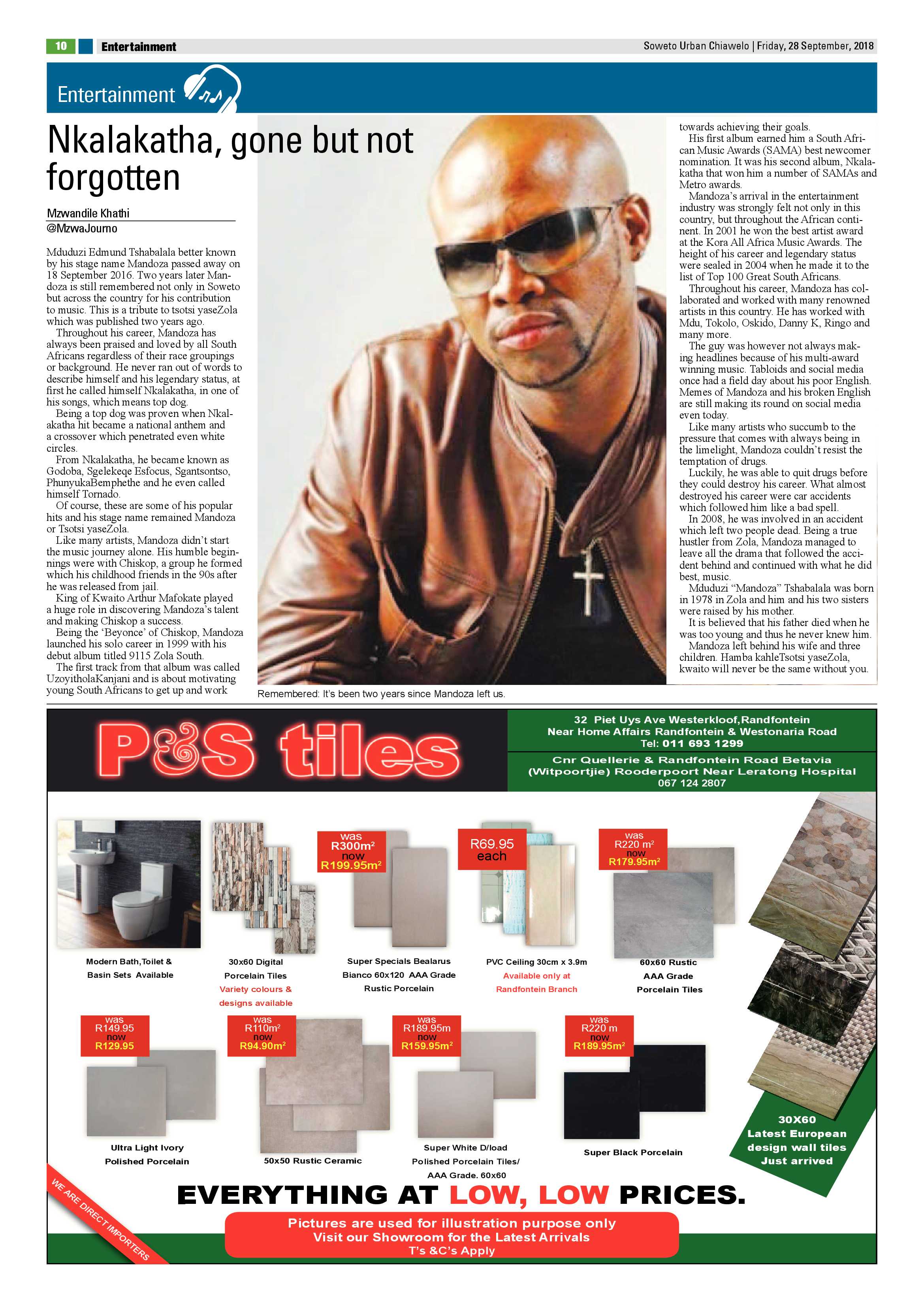 Chiawelo – October 5, 2018 issue page 20