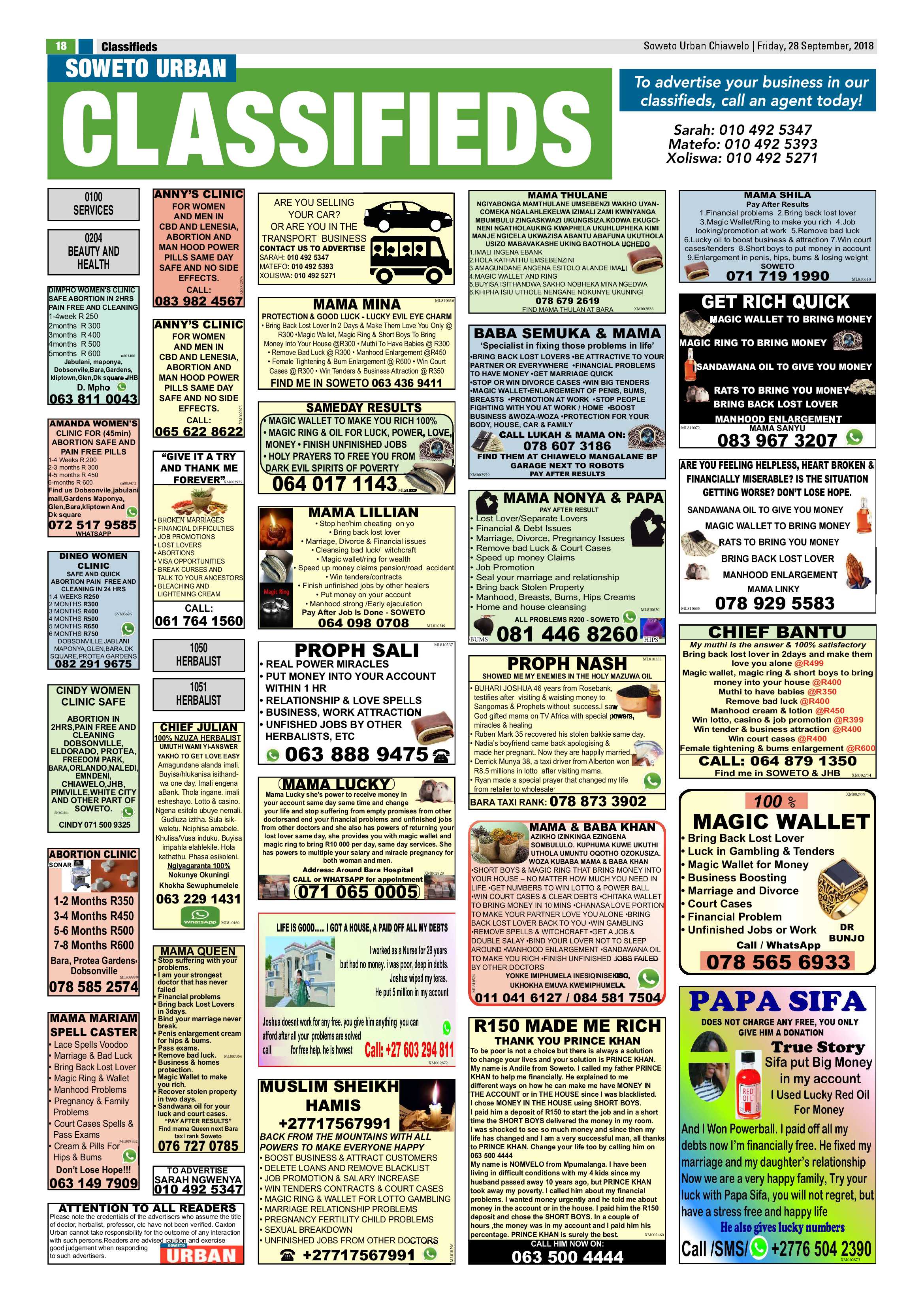 Chiawelo – October 5, 2018 issue page 30