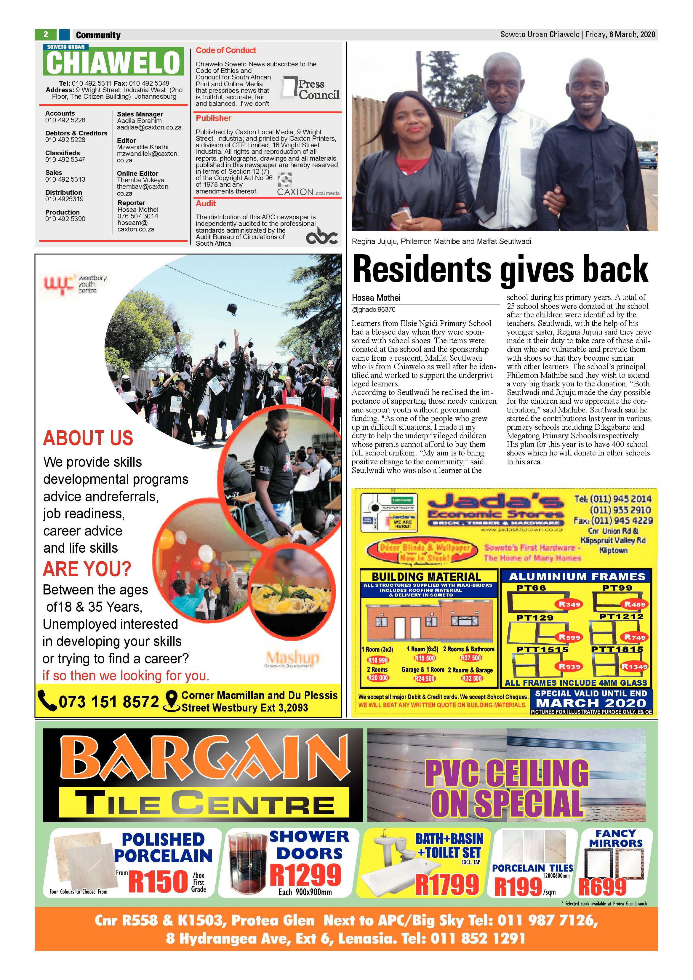 Chiawelo March 6, 2020 page 2