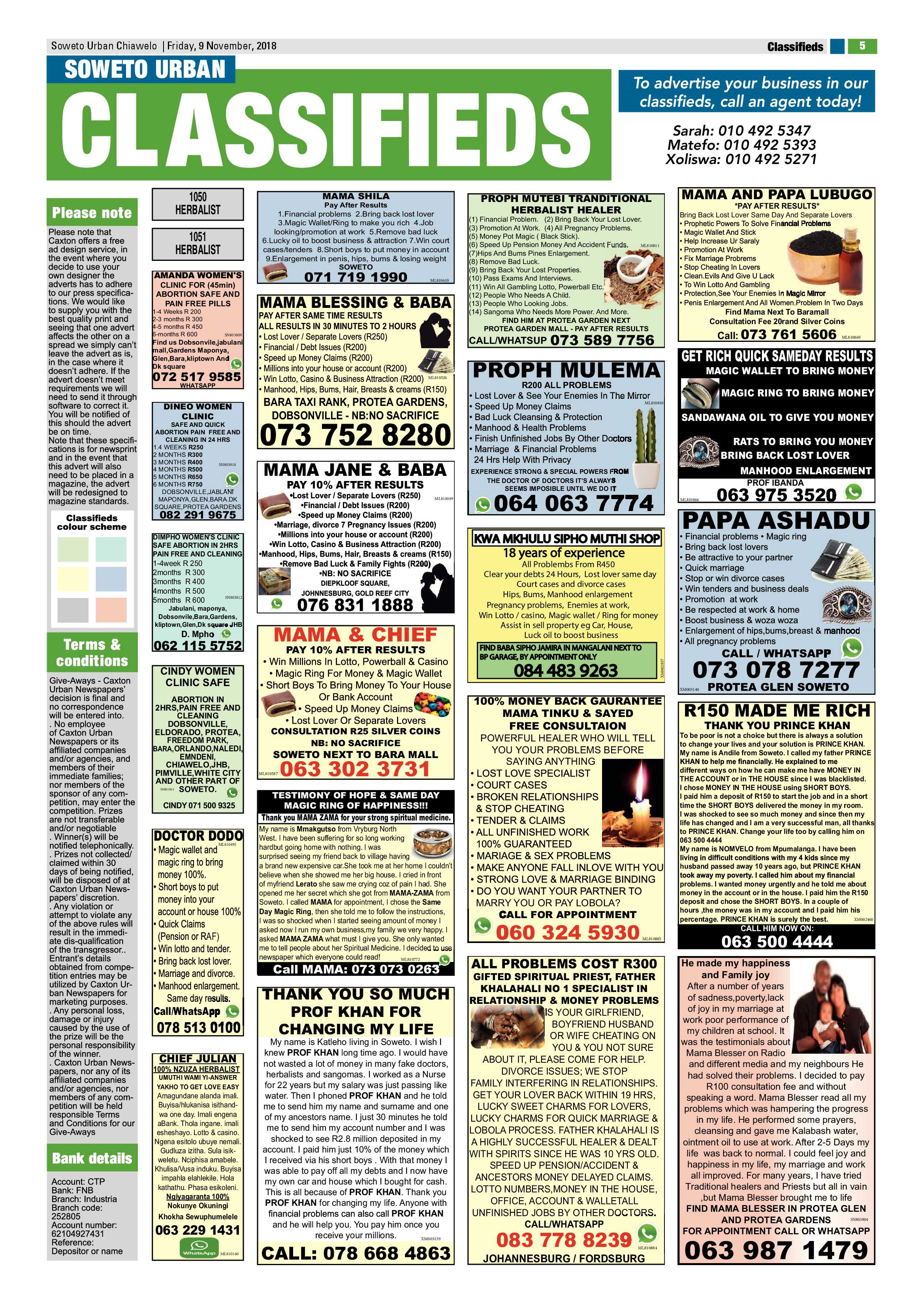Chiawelo – November 9, 2018 issue page 5