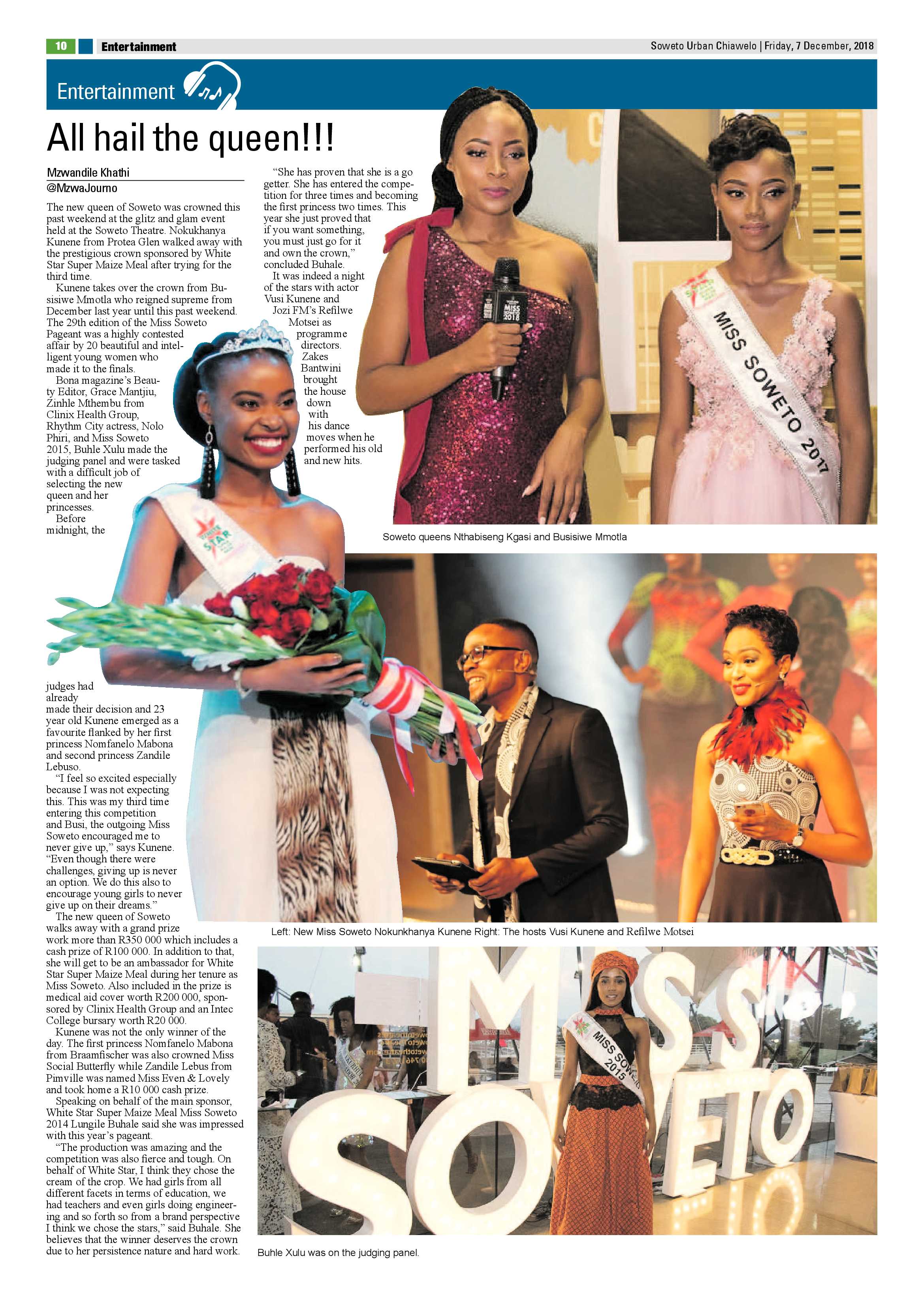 Chiawelo – December 7, 2018 issue page 10