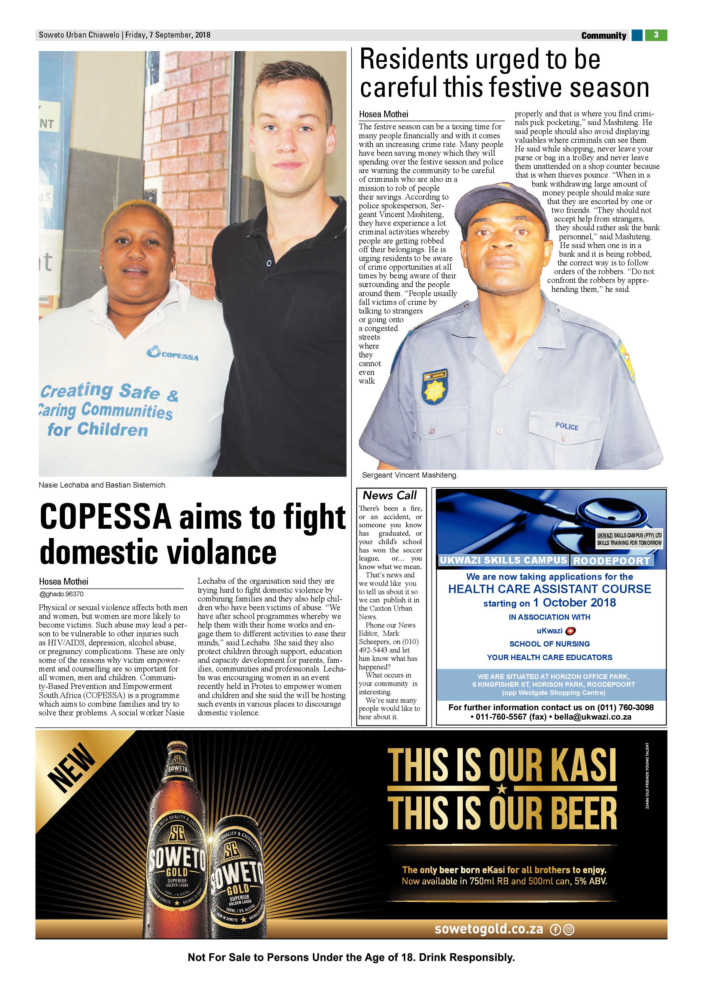 Chiawelo – September 7, 2018 issue page 3