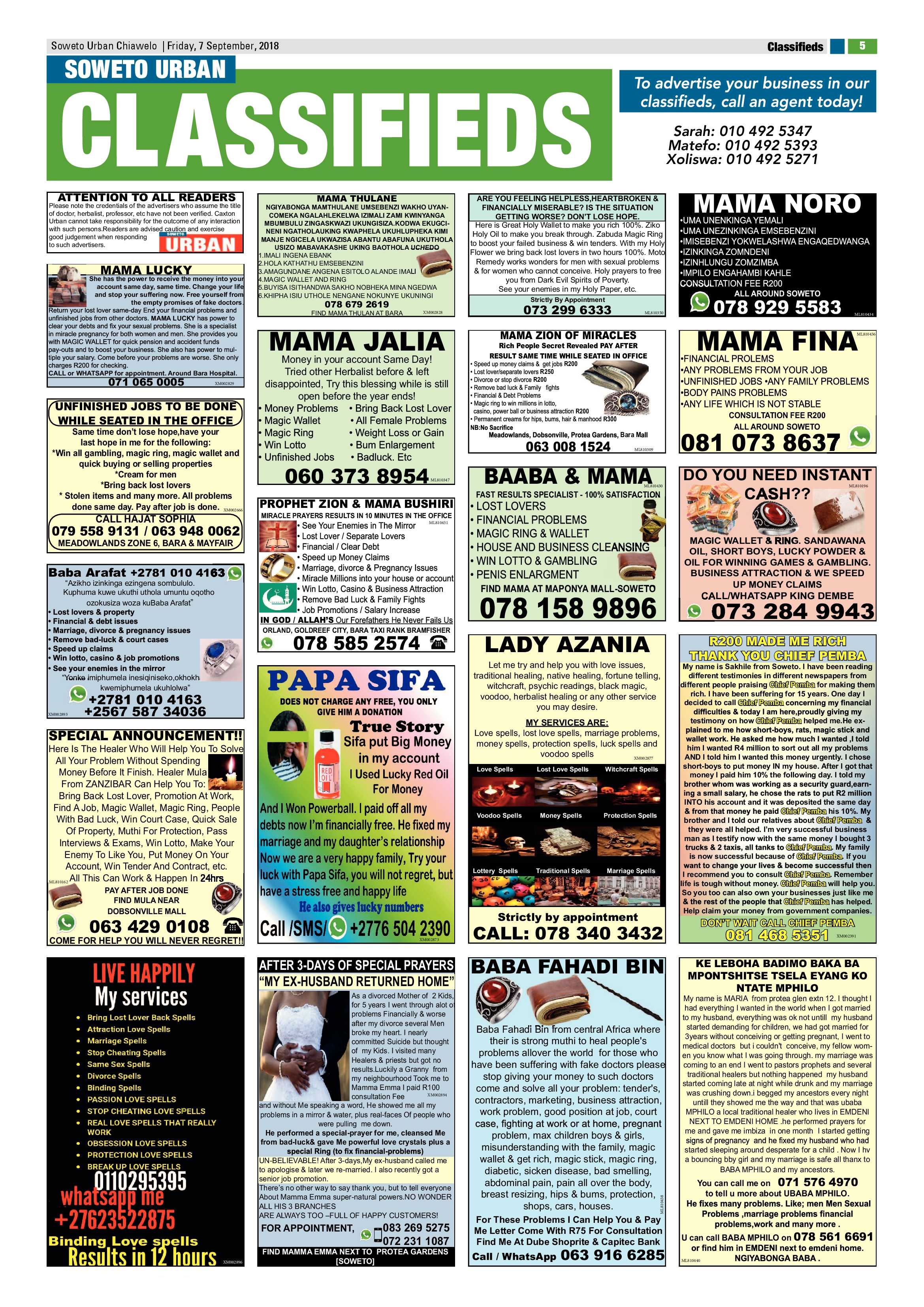 Chiawelo – September 7, 2018 issue page 5