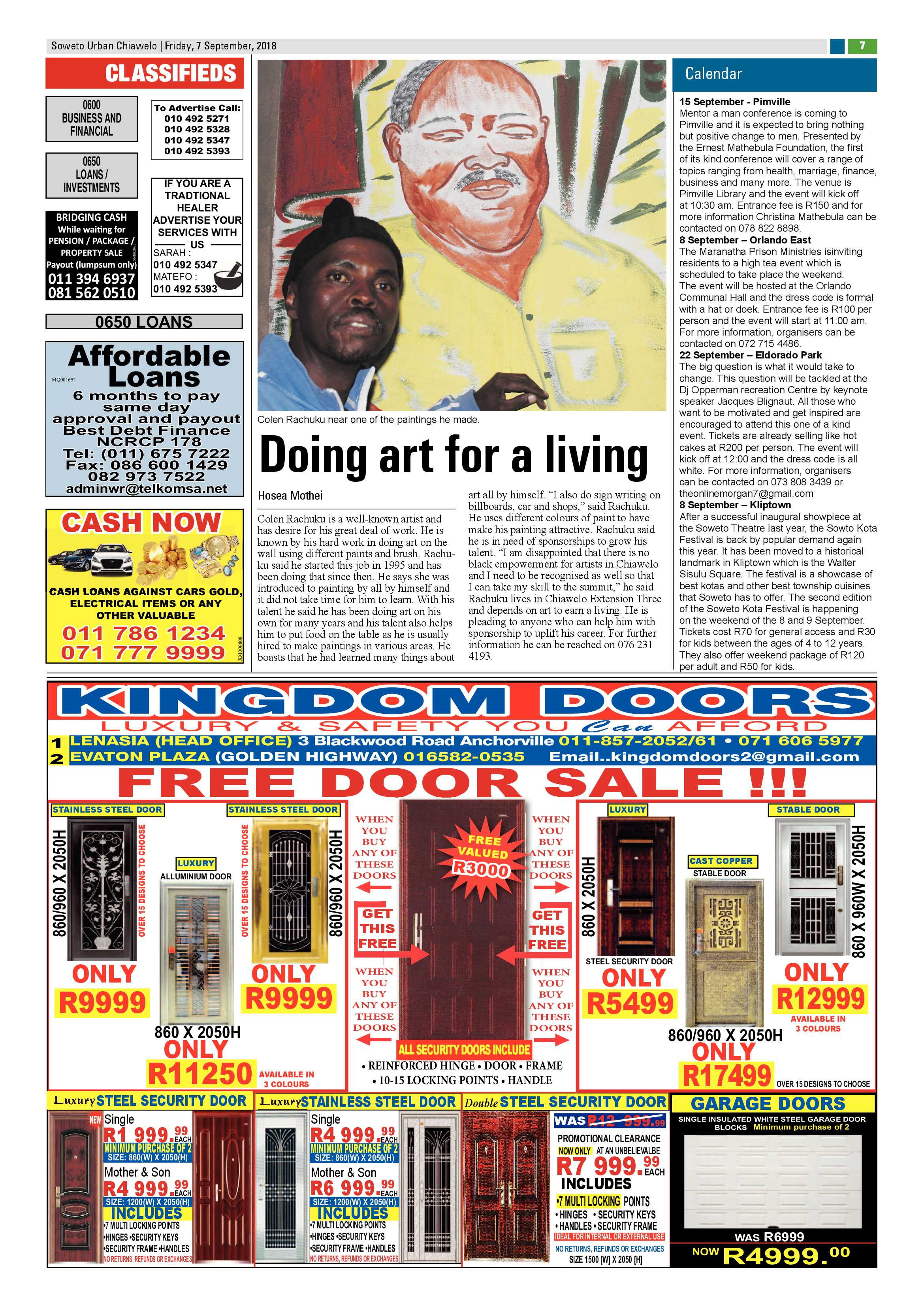 Chiawelo – September 7, 2018 issue page 7