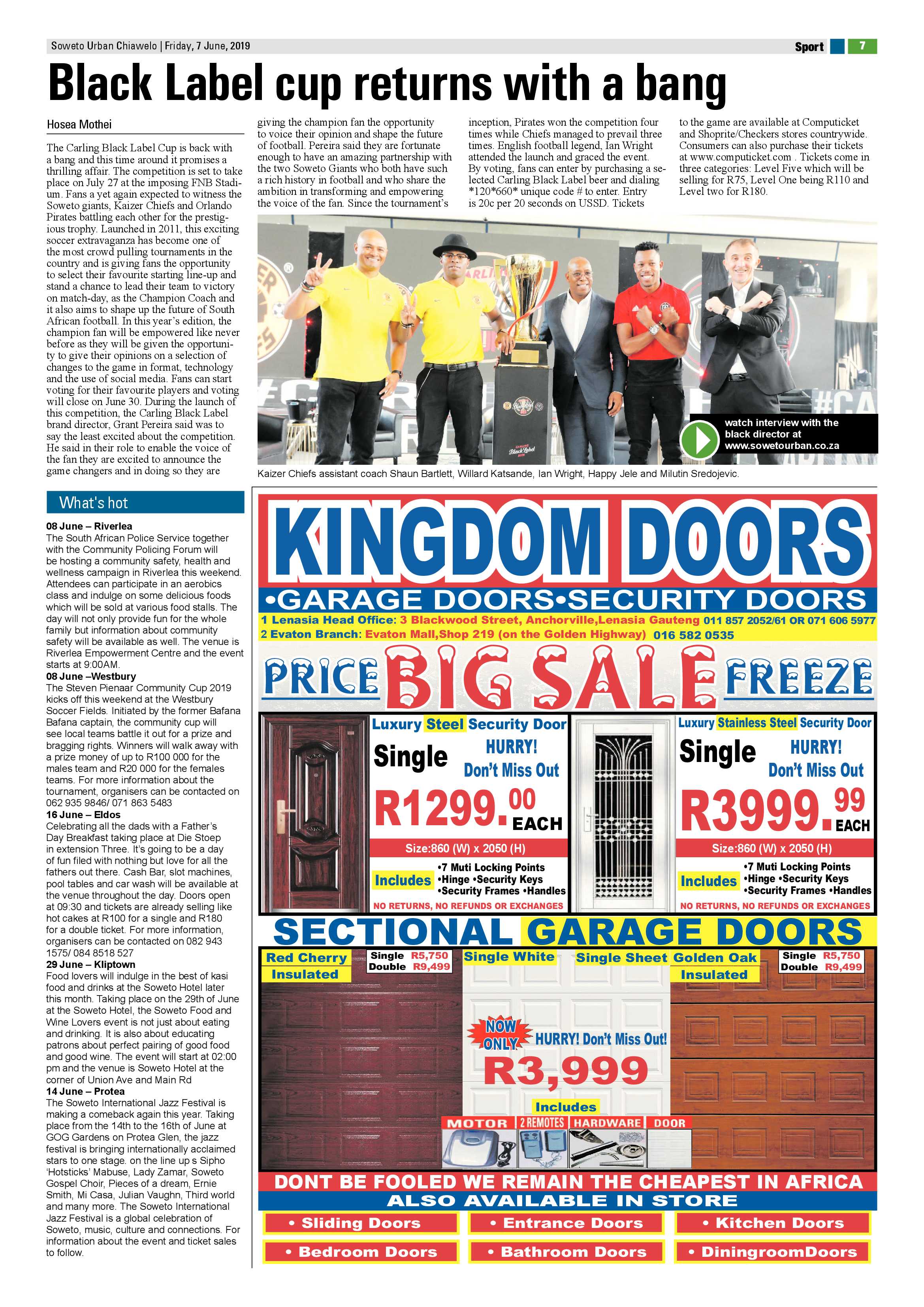 Chiawelo News – June 07, 2019 page 7